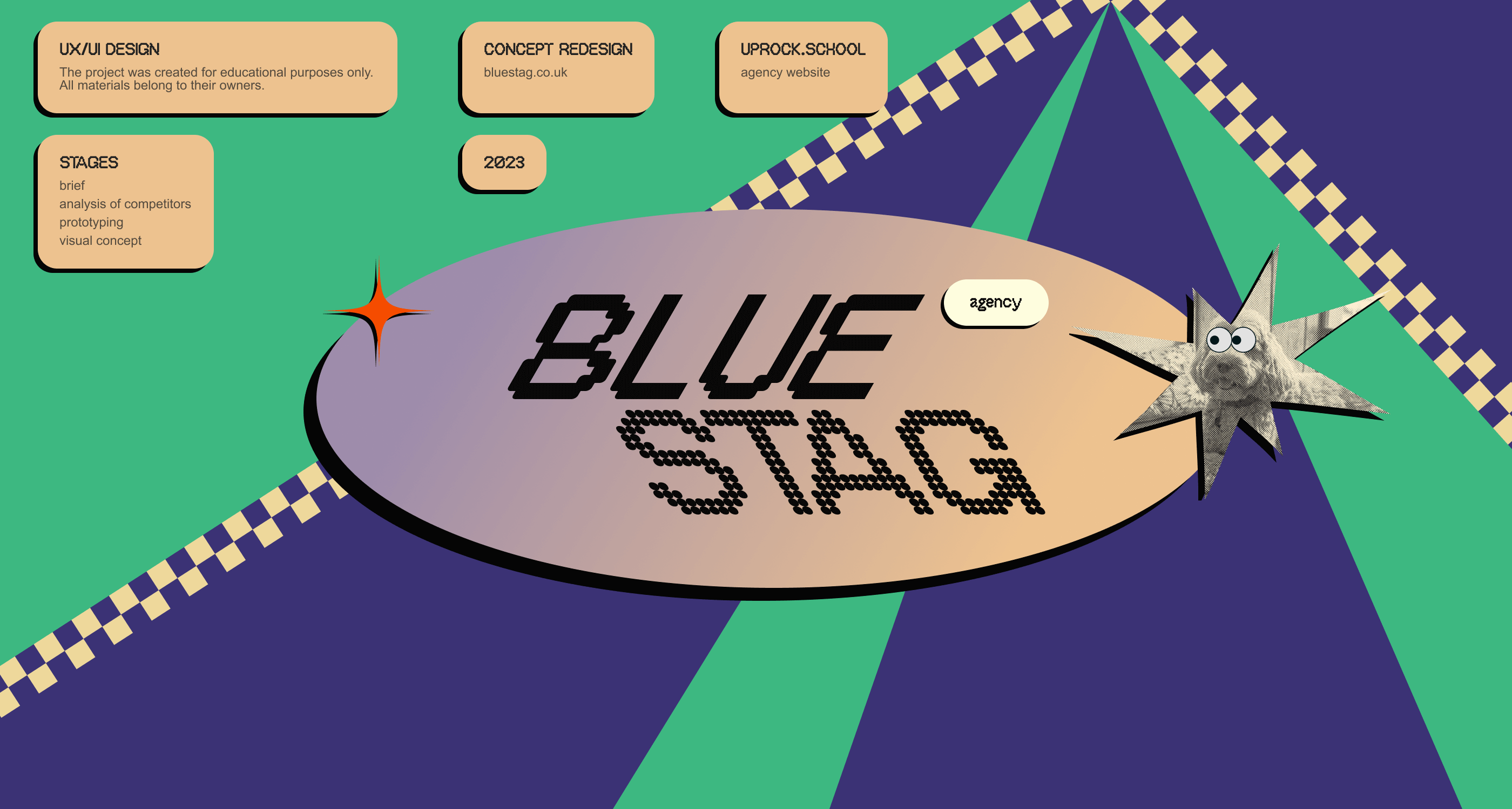 Blue Stag Studio | Agency website — Изображение №1 — Интерфейсы, Анимация на Dprofile