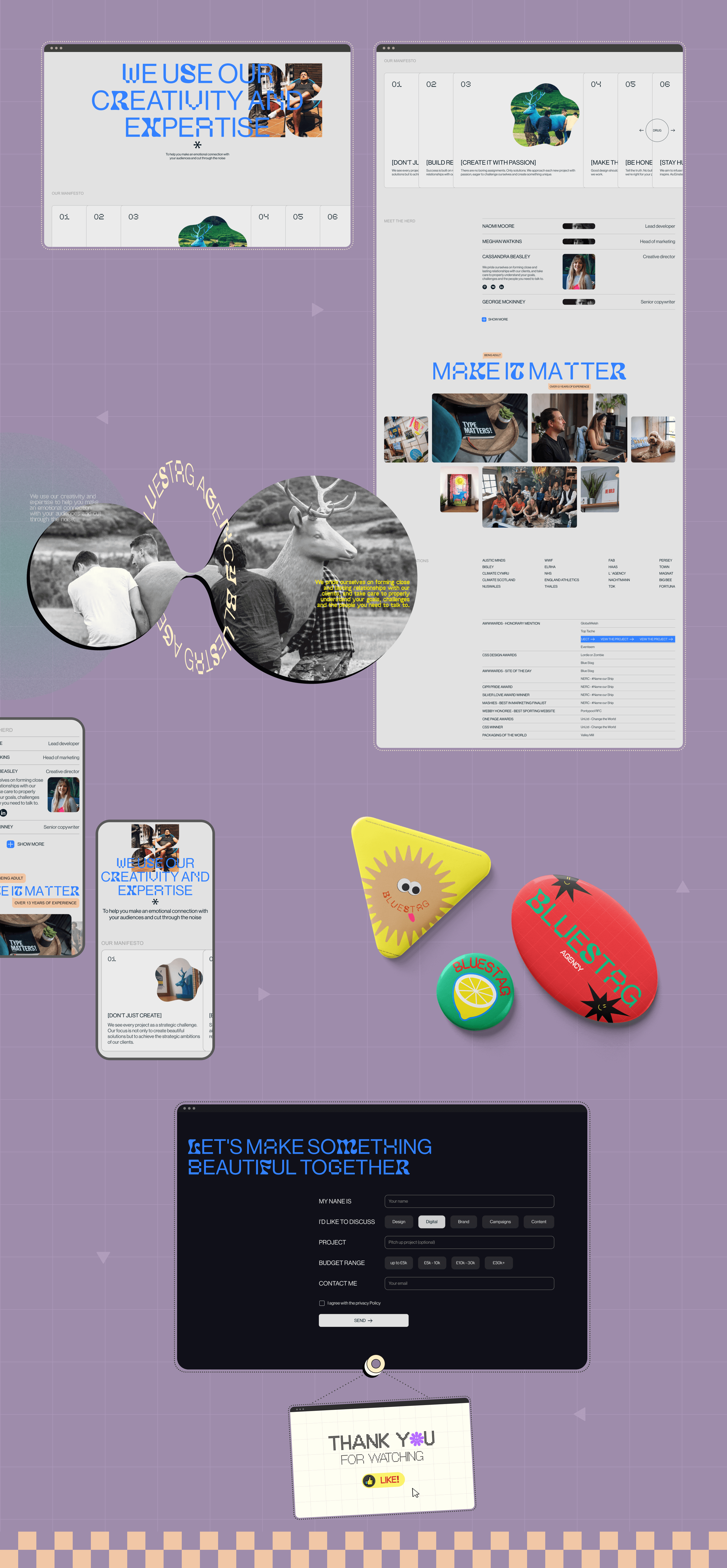 Blue Stag Studio | Agency website — Изображение №13 — Интерфейсы, Анимация на Dprofile
