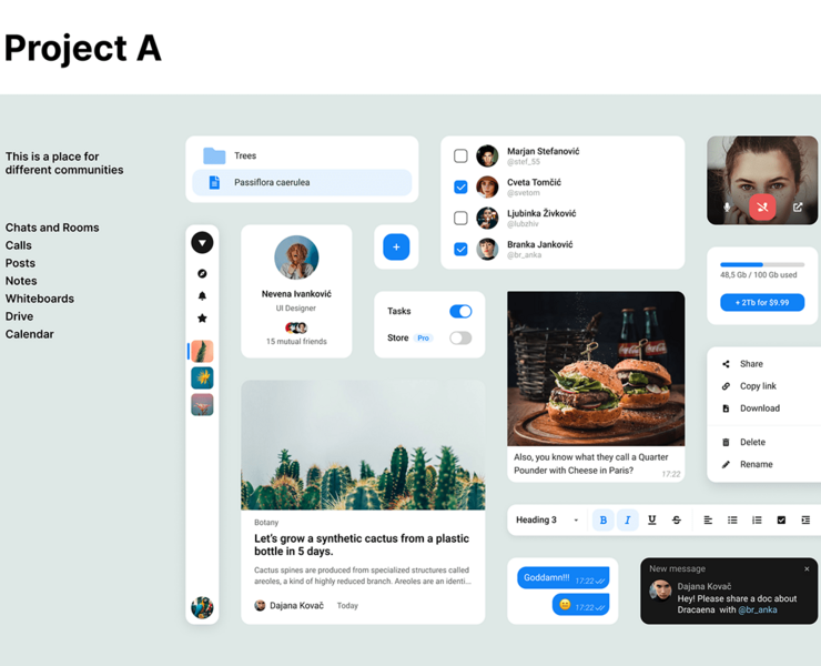 Project A на Dprofile