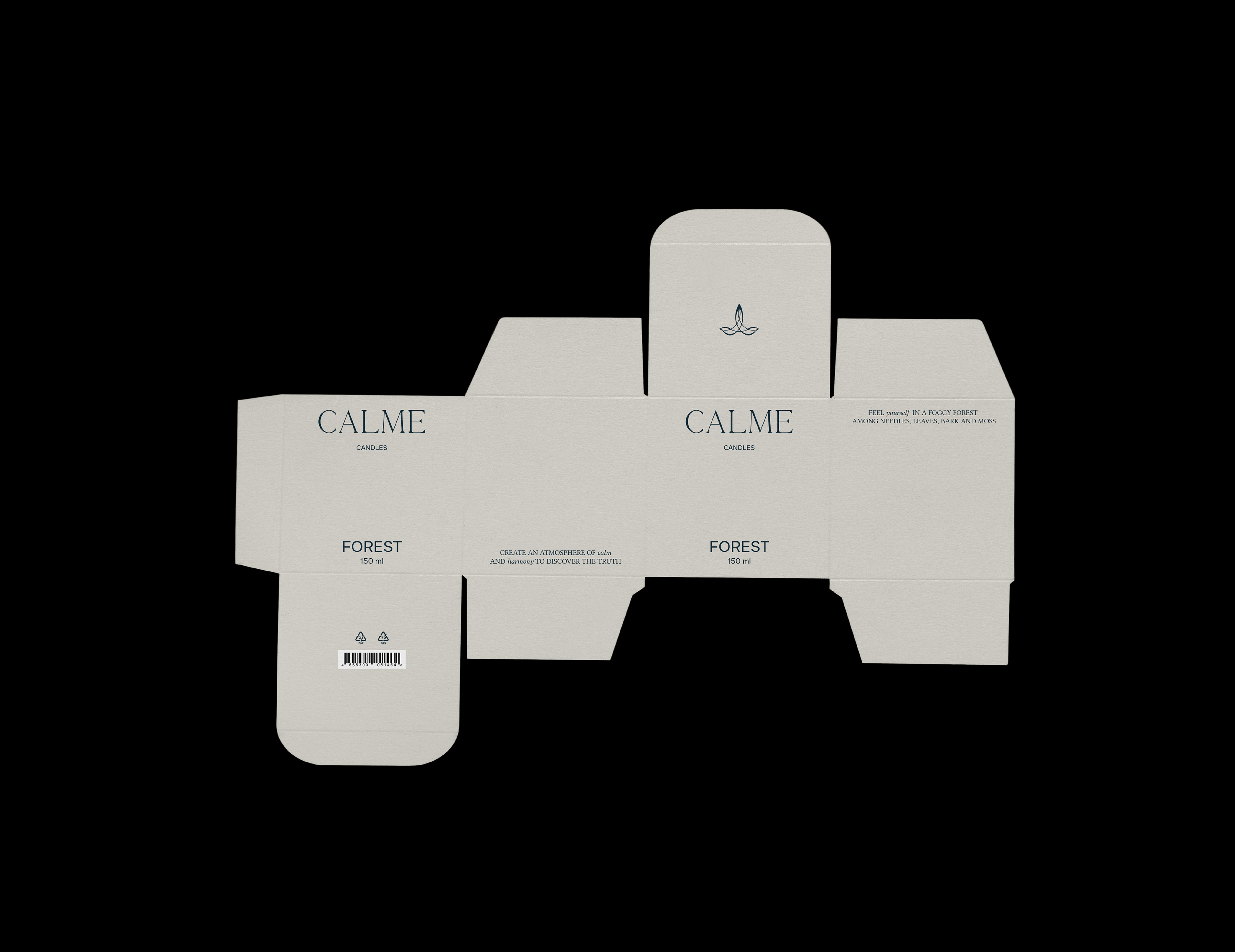 CALME | Логотип для бренда свечей & Фирменный стиль — Изображение №7 — Брендинг на Dprofile