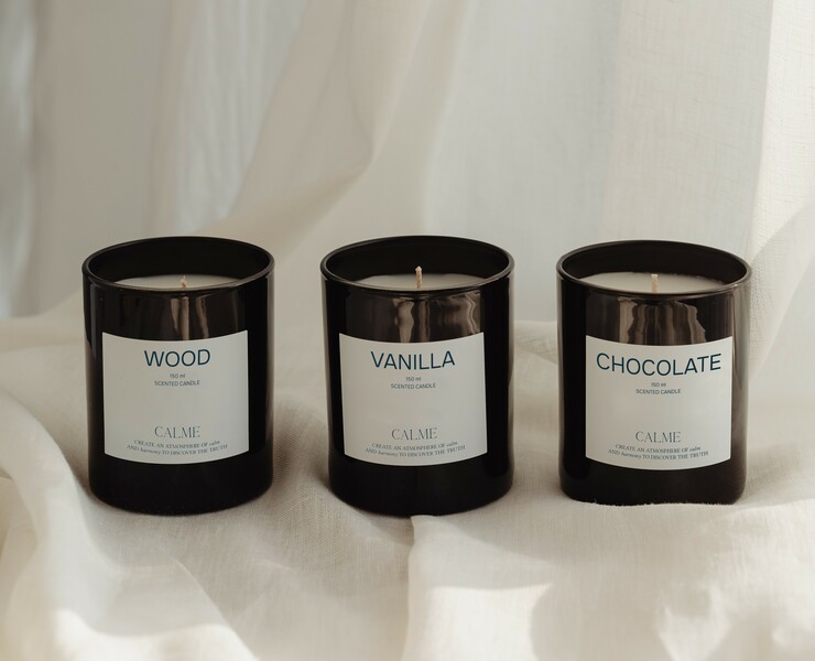 CALME | Логотип для бренда свечей & Фирменный стиль — Брендинг на Dprofile