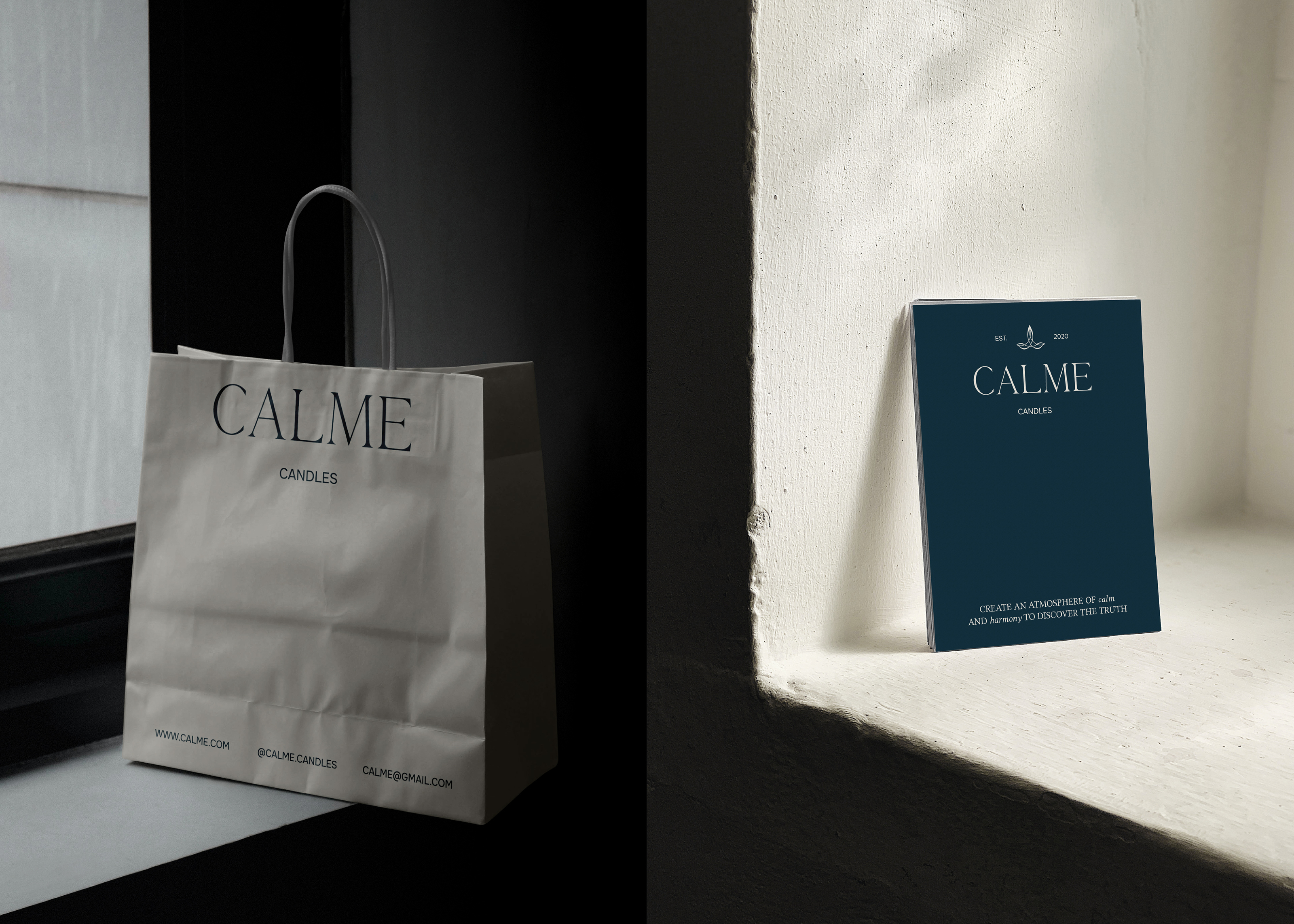 CALME | Логотип для бренда свечей & Фирменный стиль — Изображение №10 — Брендинг на Dprofile