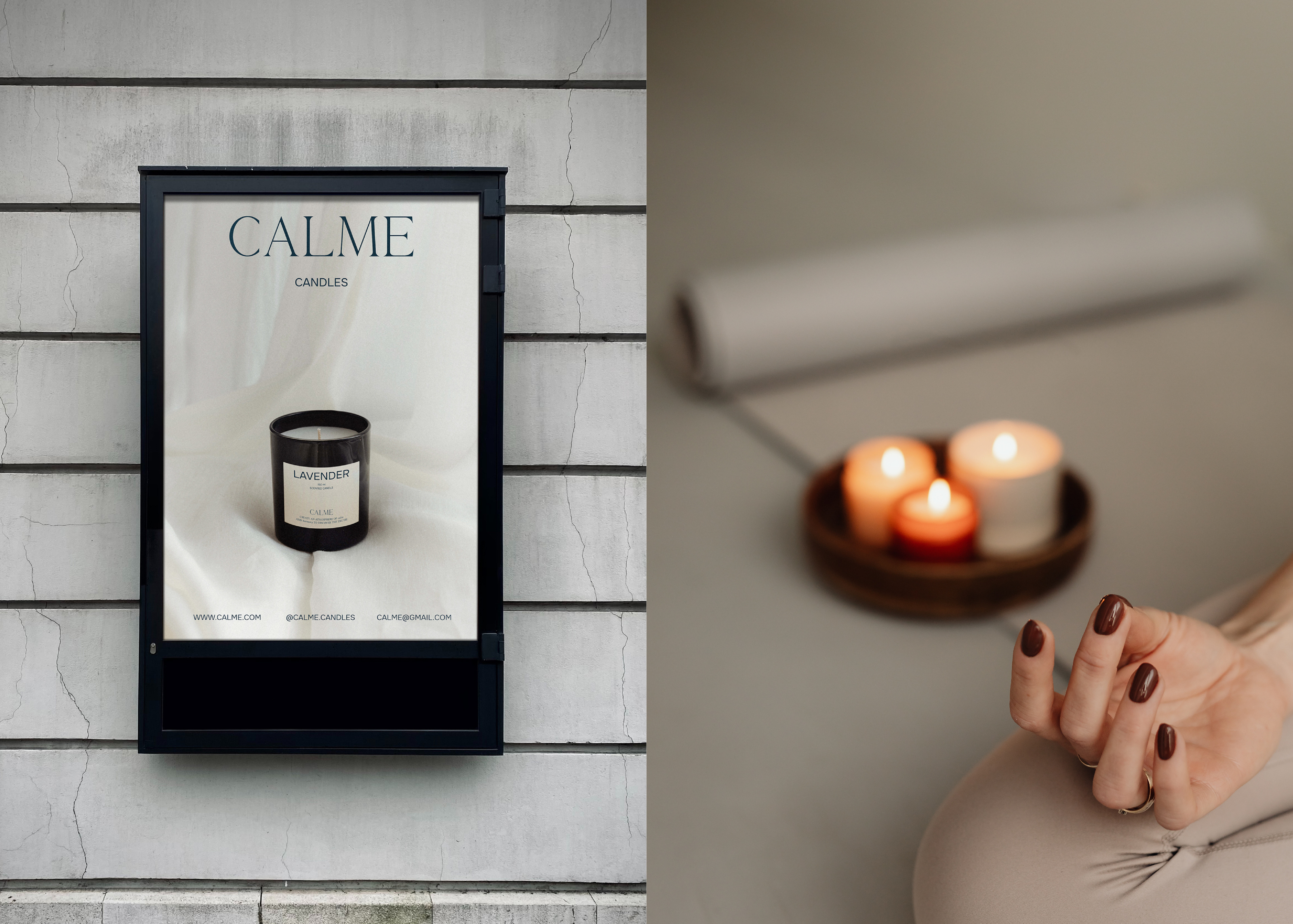 CALME | Логотип для бренда свечей & Фирменный стиль — Изображение №5 — Брендинг на Dprofile