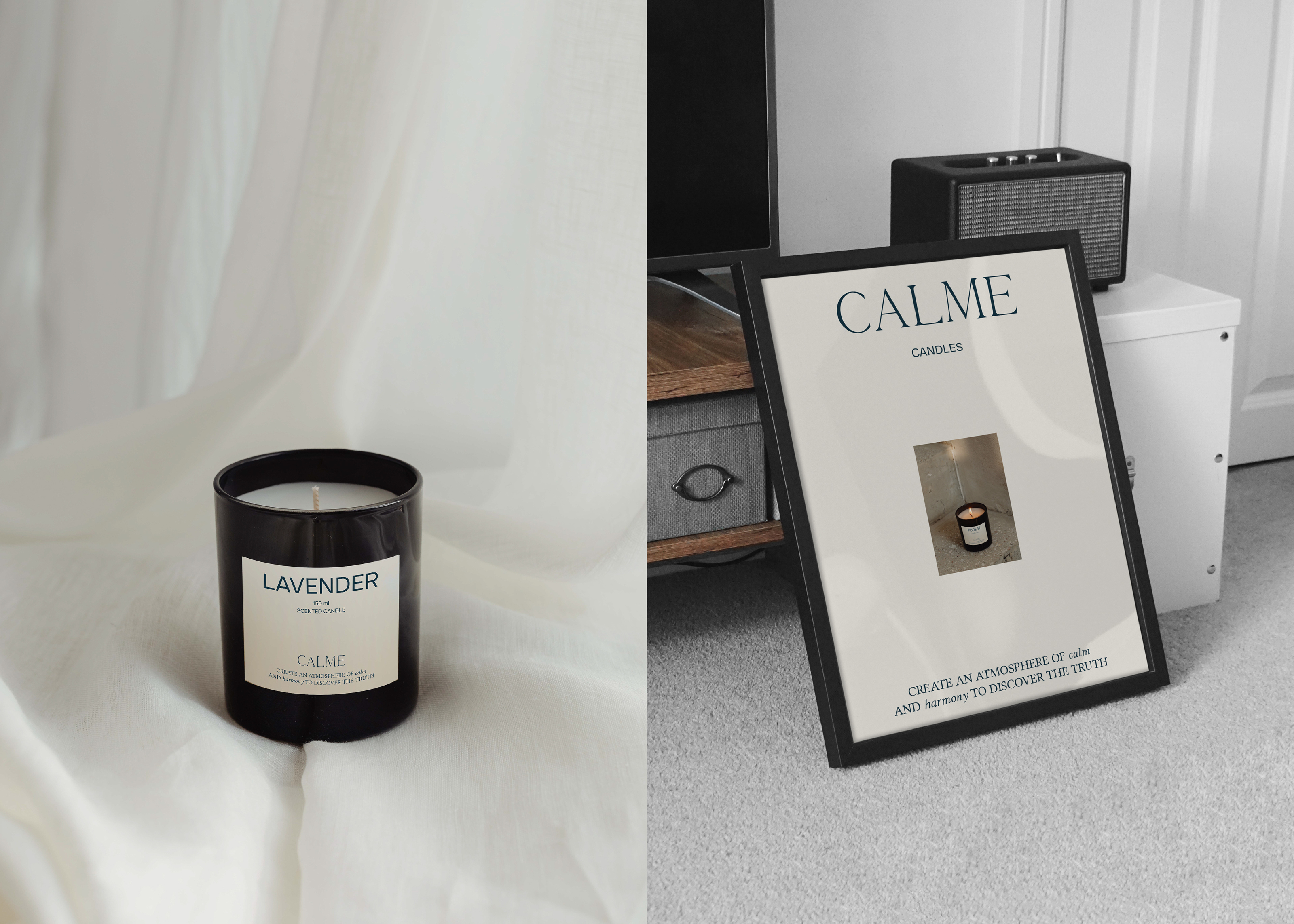 CALME | Логотип для бренда свечей & Фирменный стиль — Изображение №14 — Брендинг на Dprofile