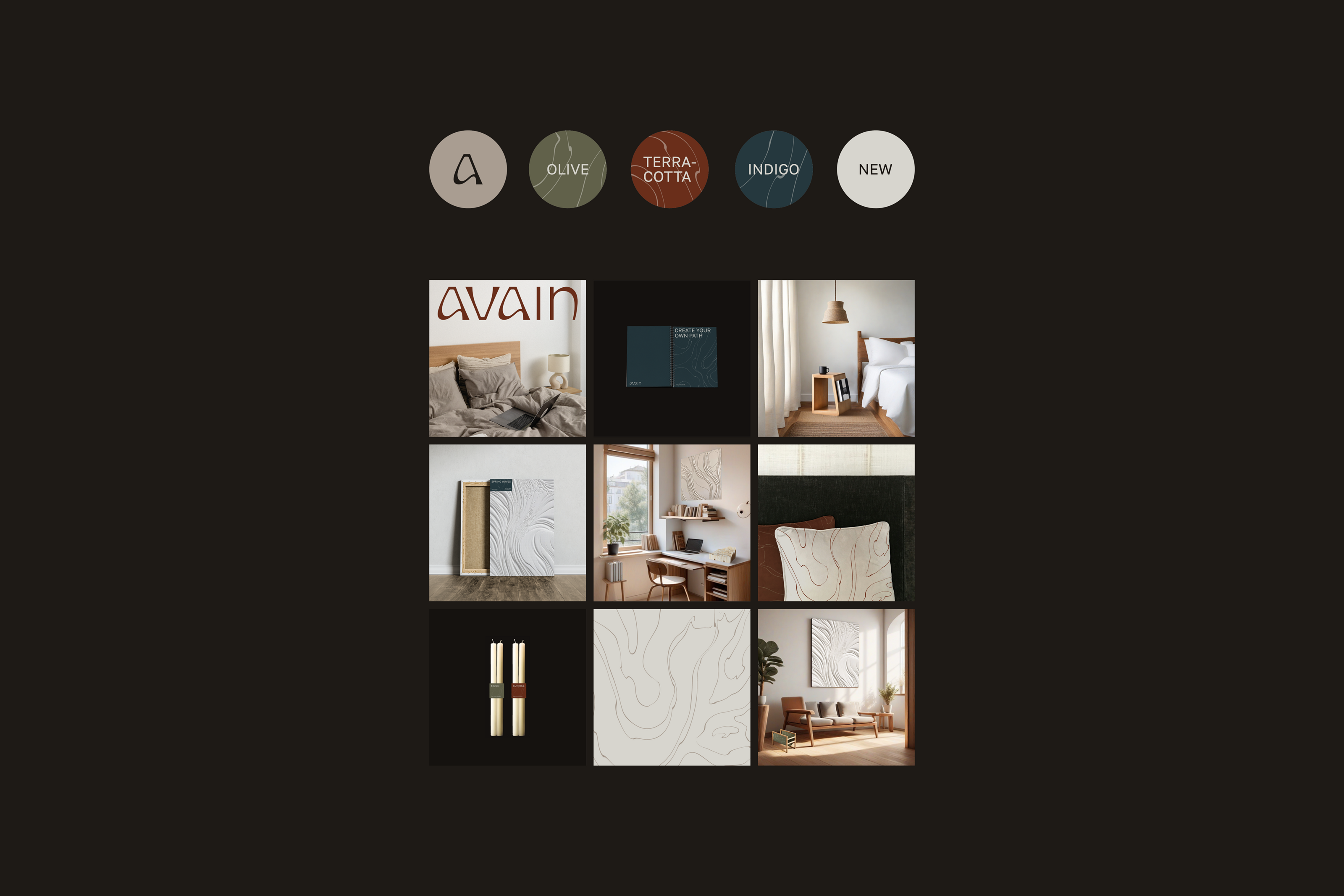 AVAIN | фирменный стиль для бренда декора — Изображение №13 — Брендинг на Dprofile