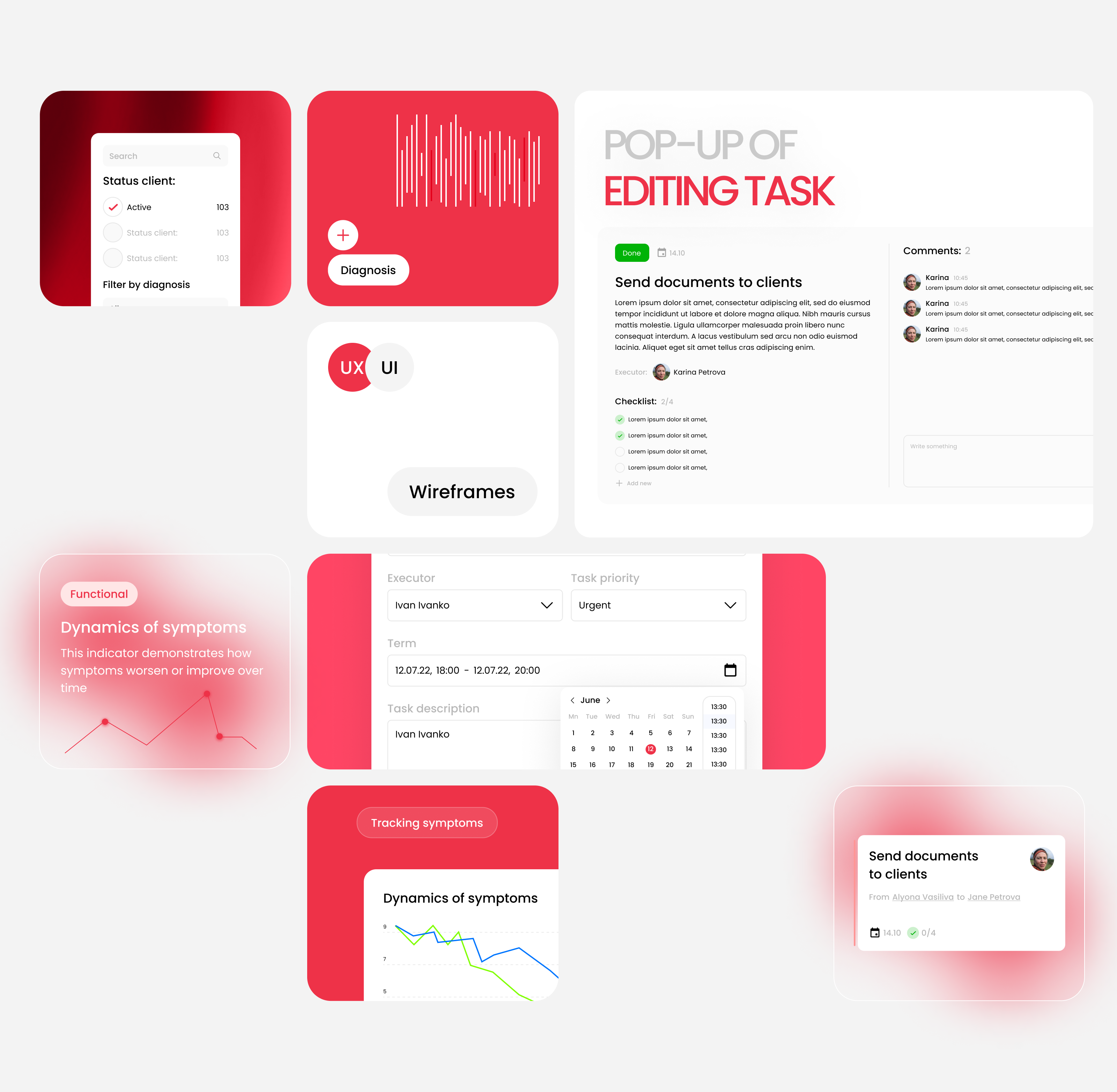 CRM-система для психологов — Изображение №6 — Интерфейсы на Dprofile