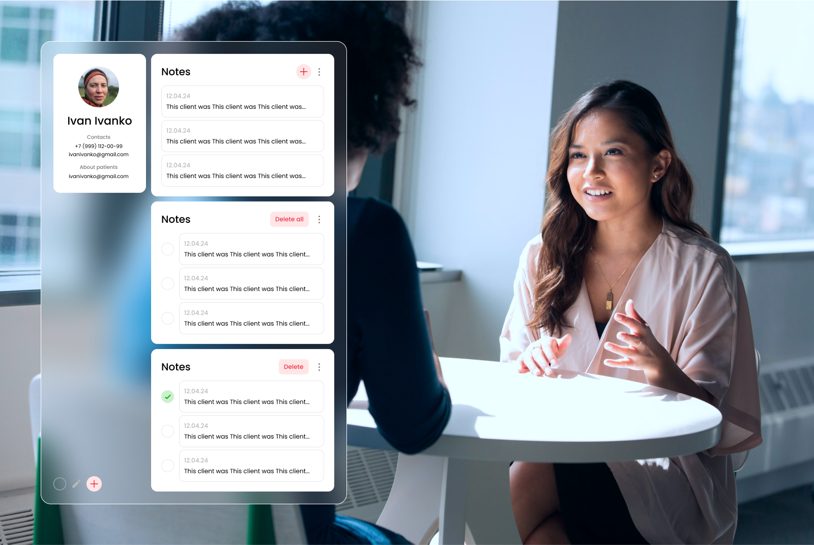 CRM-система для психологов — Изображение №10 — Интерфейсы на Dprofile