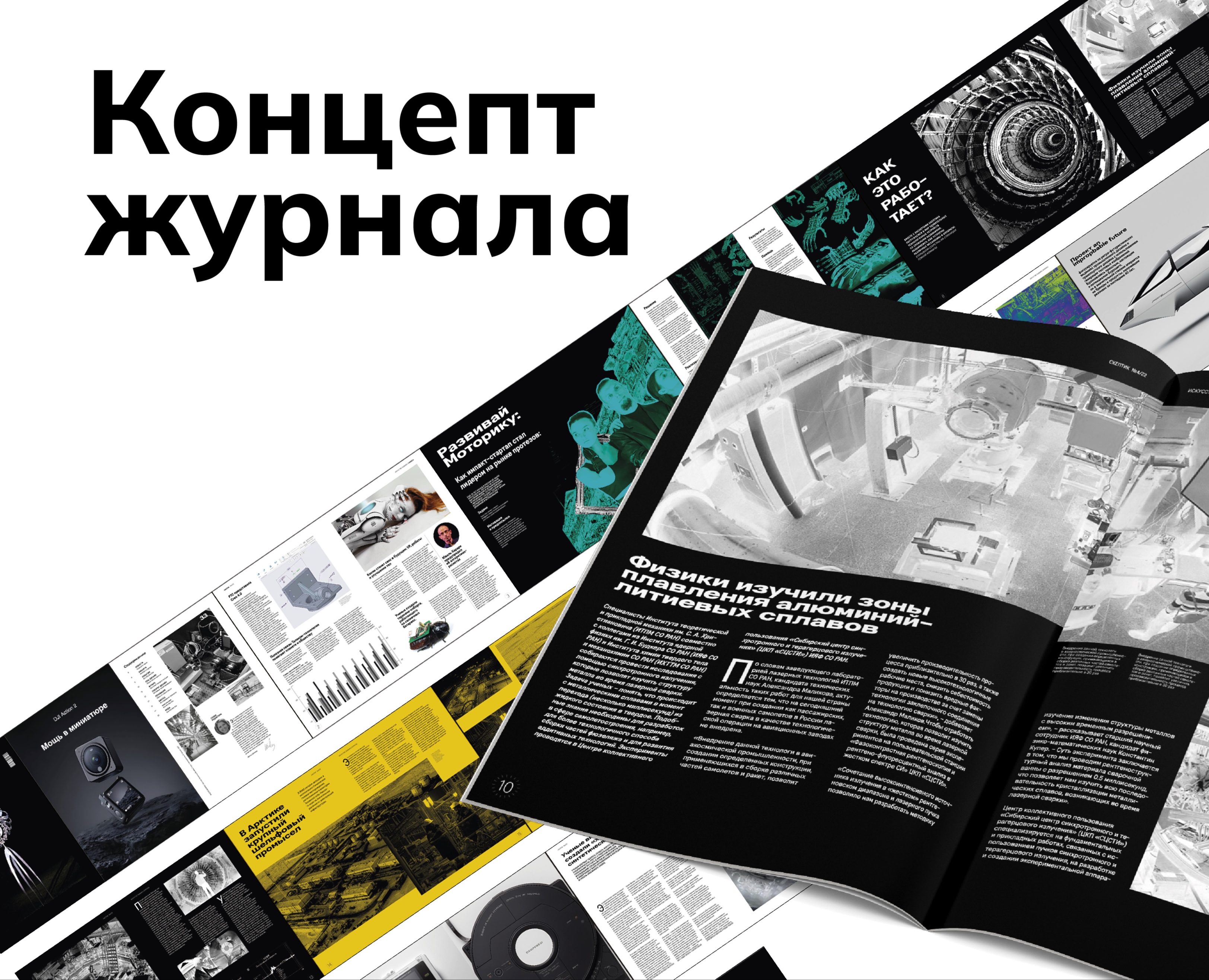 Концепт периодического печатного издания СКЕПТИК на Dprofile