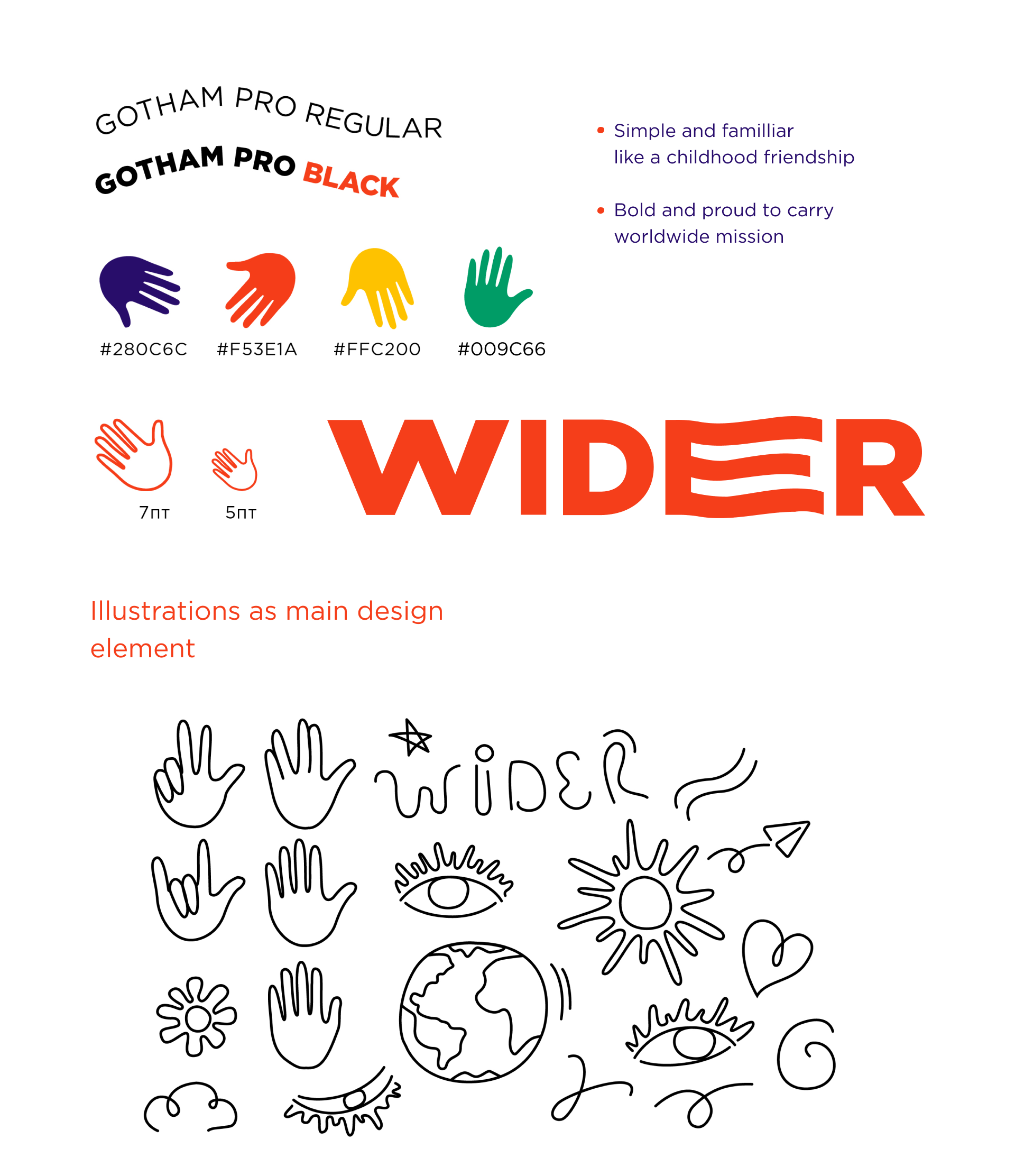 WIDER / branding — Изображение №4 — Брендинг, Графика на Dprofile
