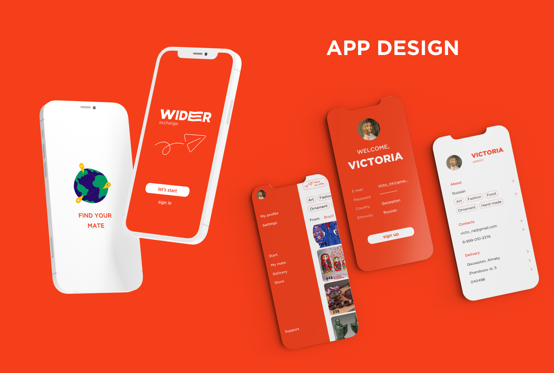 WIDER / branding — Изображение №7 — Брендинг, Графика на Dprofile