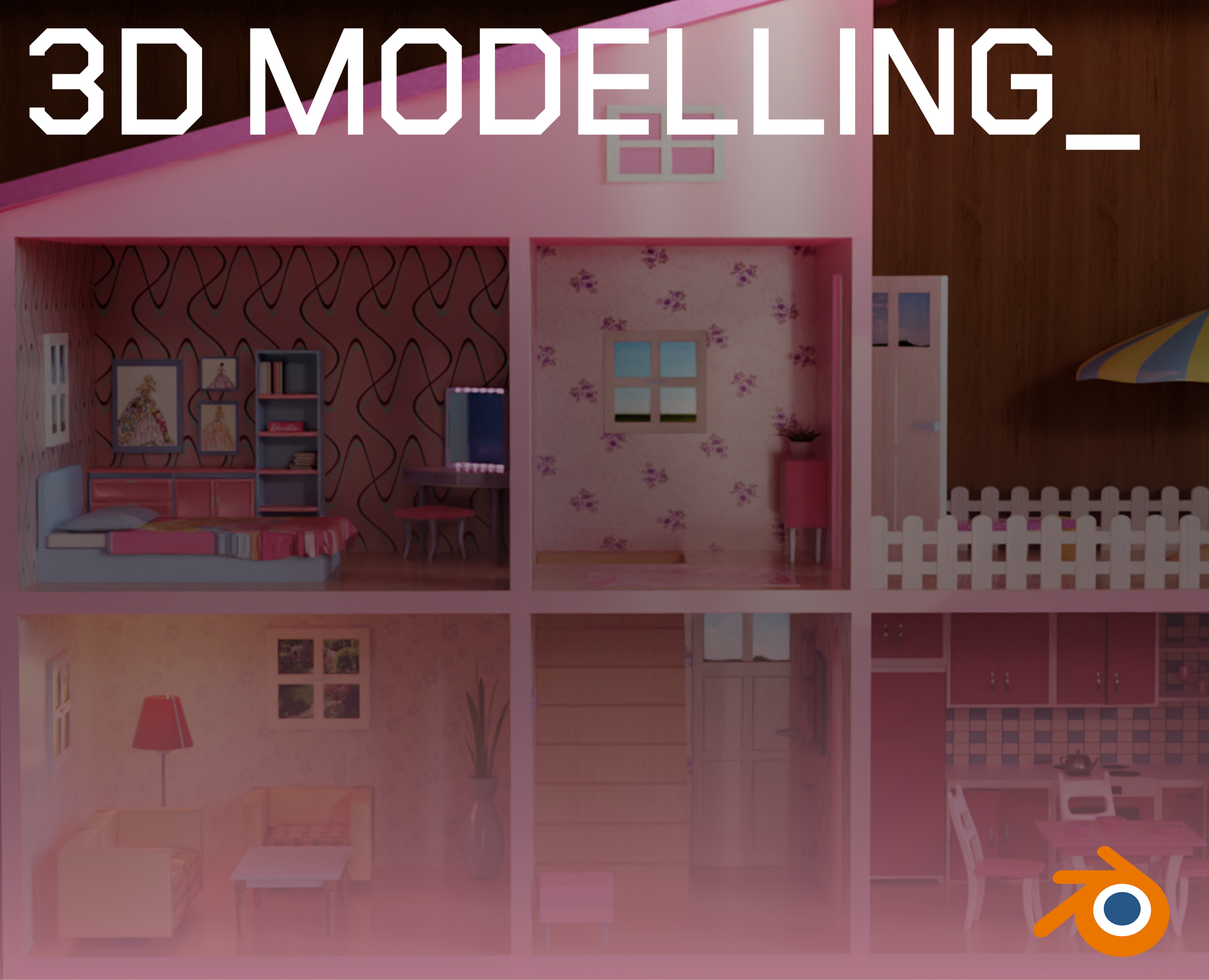BARBIE DOLLHOUSE / 3D MODEL — 3D на Dprofile