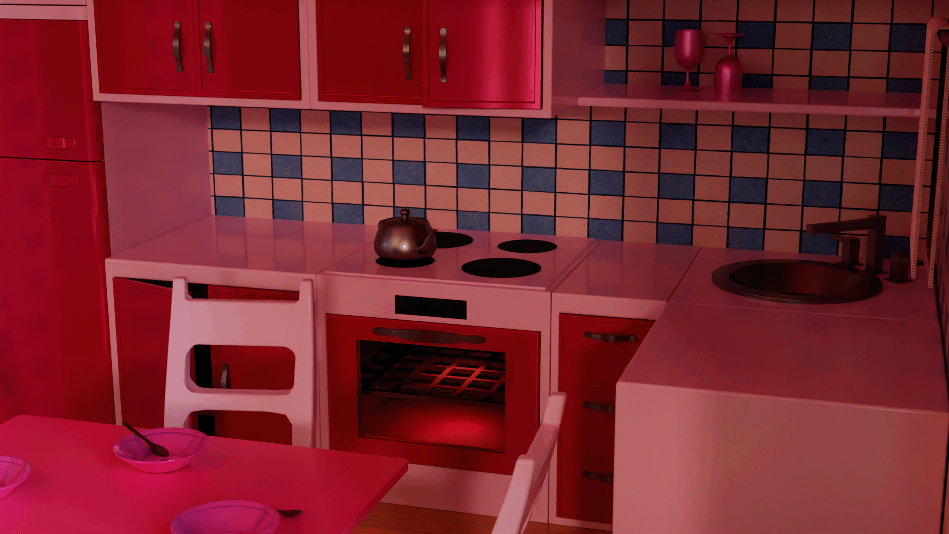 BARBIE DOLLHOUSE / 3D MODEL — Изображение №3 — 3D на Dprofile