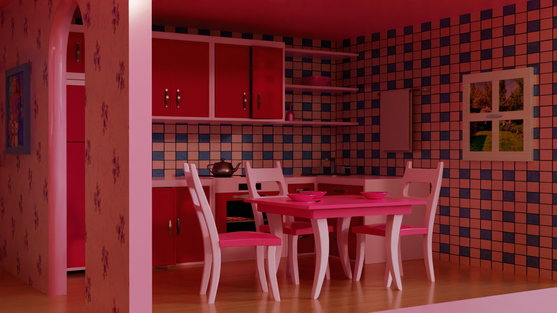 BARBIE DOLLHOUSE / 3D MODEL — Изображение №4 — 3D на Dprofile