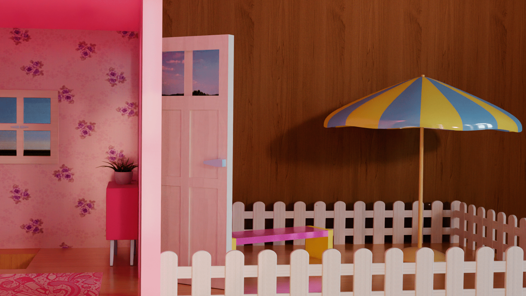 BARBIE DOLLHOUSE / 3D MODEL — Изображение №2 — 3D на Dprofile