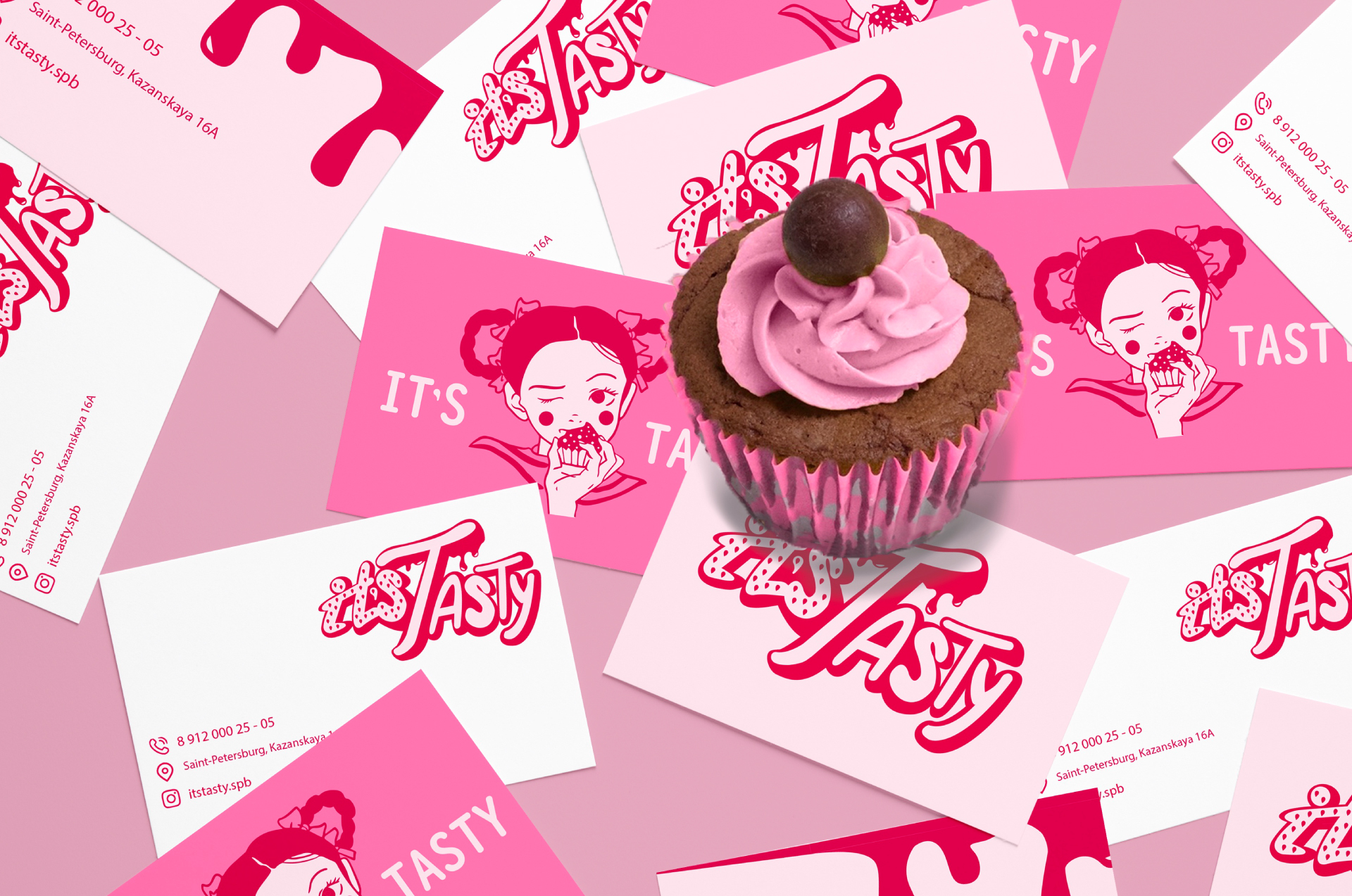 CAKE SHOP BRANDING l фирменный стиль - ITS TASTY — Изображение №15 — Брендинг на Dprofile