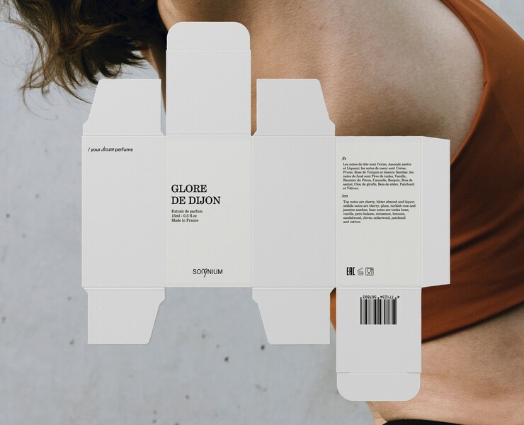 Perfume brand SOMNIUM - brand identity на Dprofile