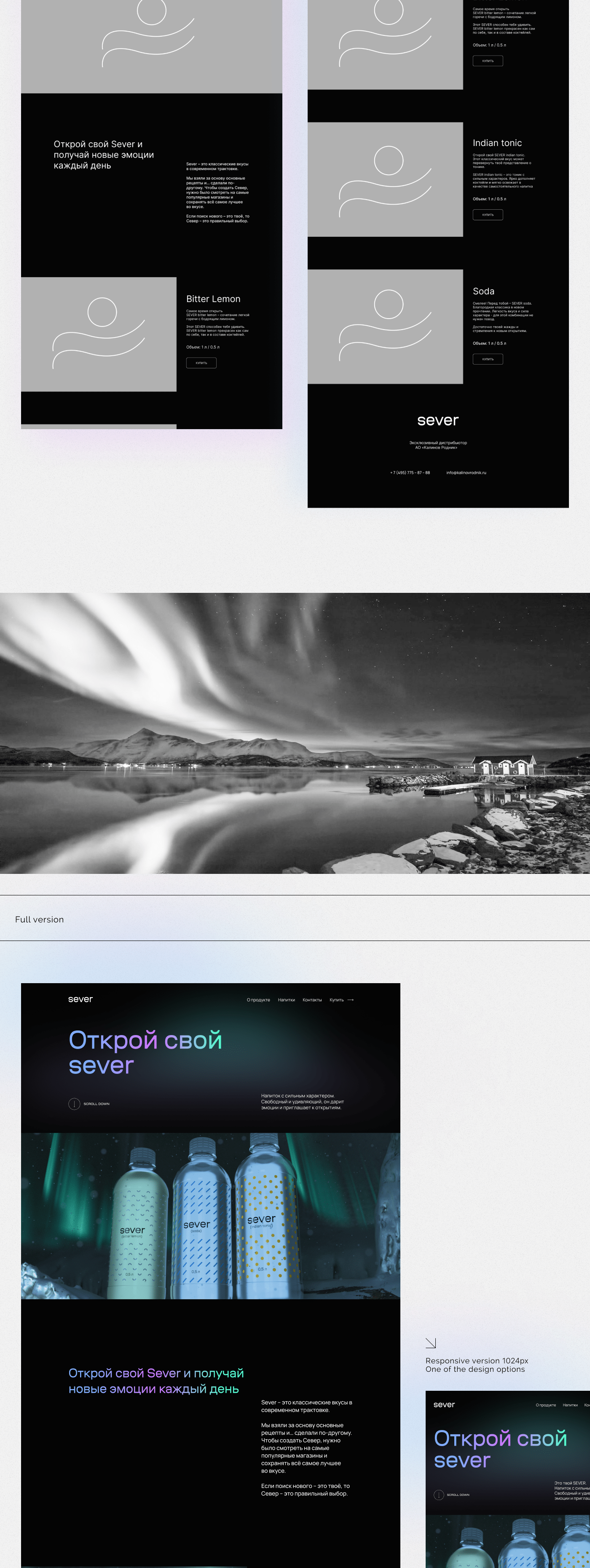 SEVER | Landing page — Изображение №4 — Интерфейсы на Dprofile