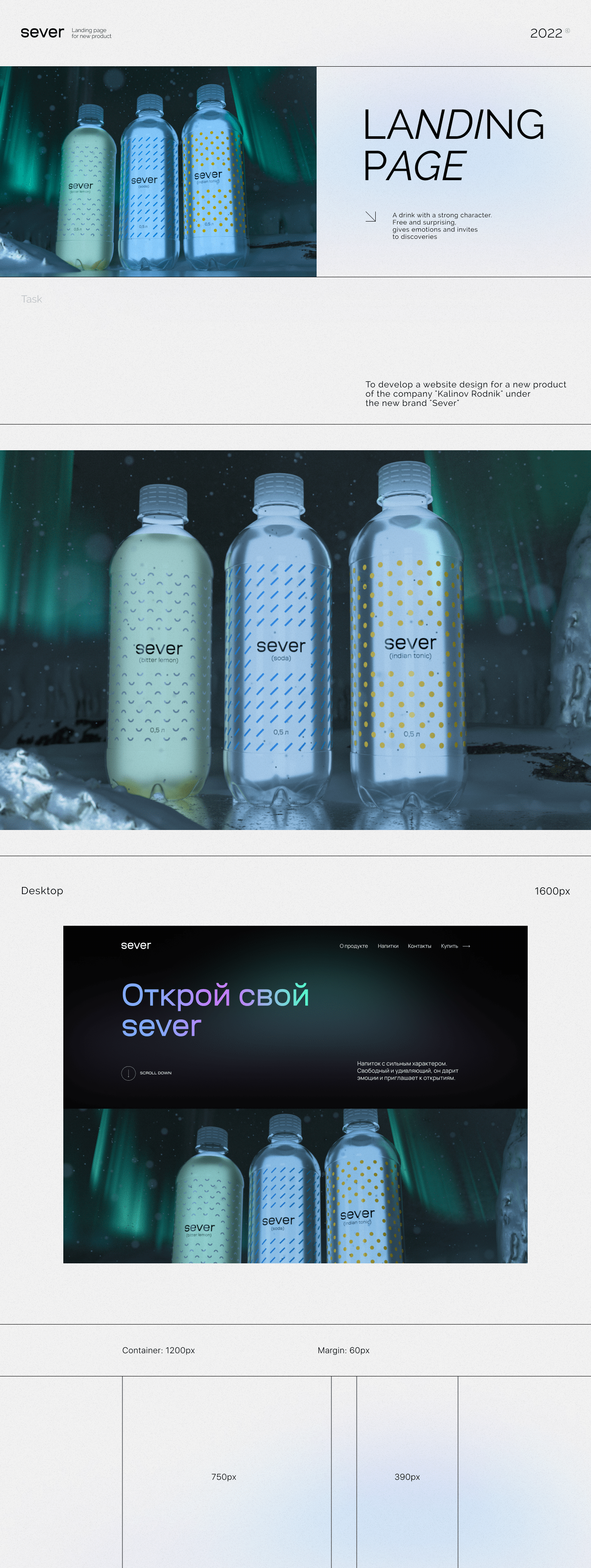 SEVER | Landing page — Изображение №1 — Интерфейсы на Dprofile