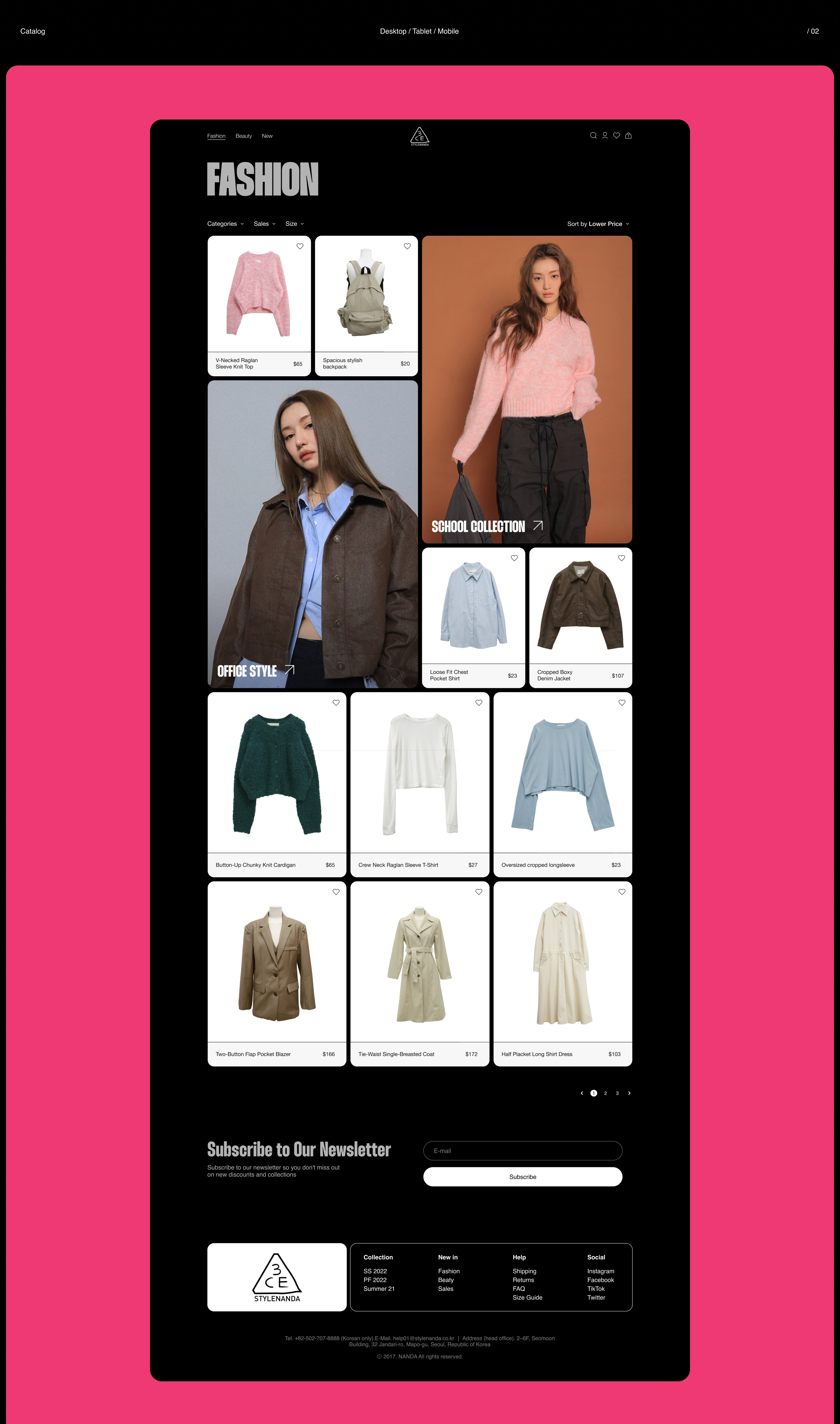 StyleNanda | E-commerce — Изображение №5 — Интерфейсы на Dprofile