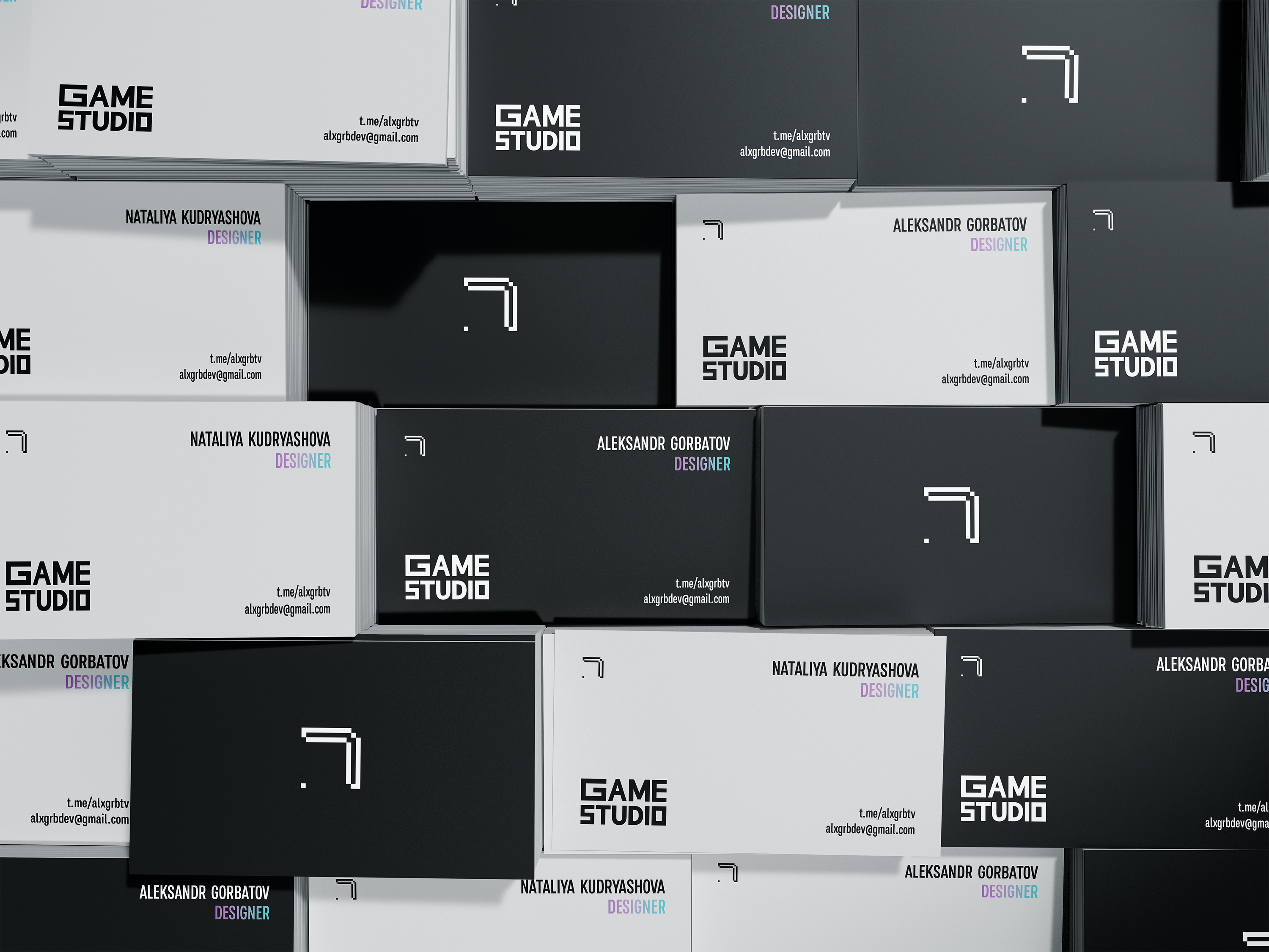LOGO AND FONTS DESIGN - 7 GAME STUDIO — Изображение №8 — Брендинг, Графика на Dprofile