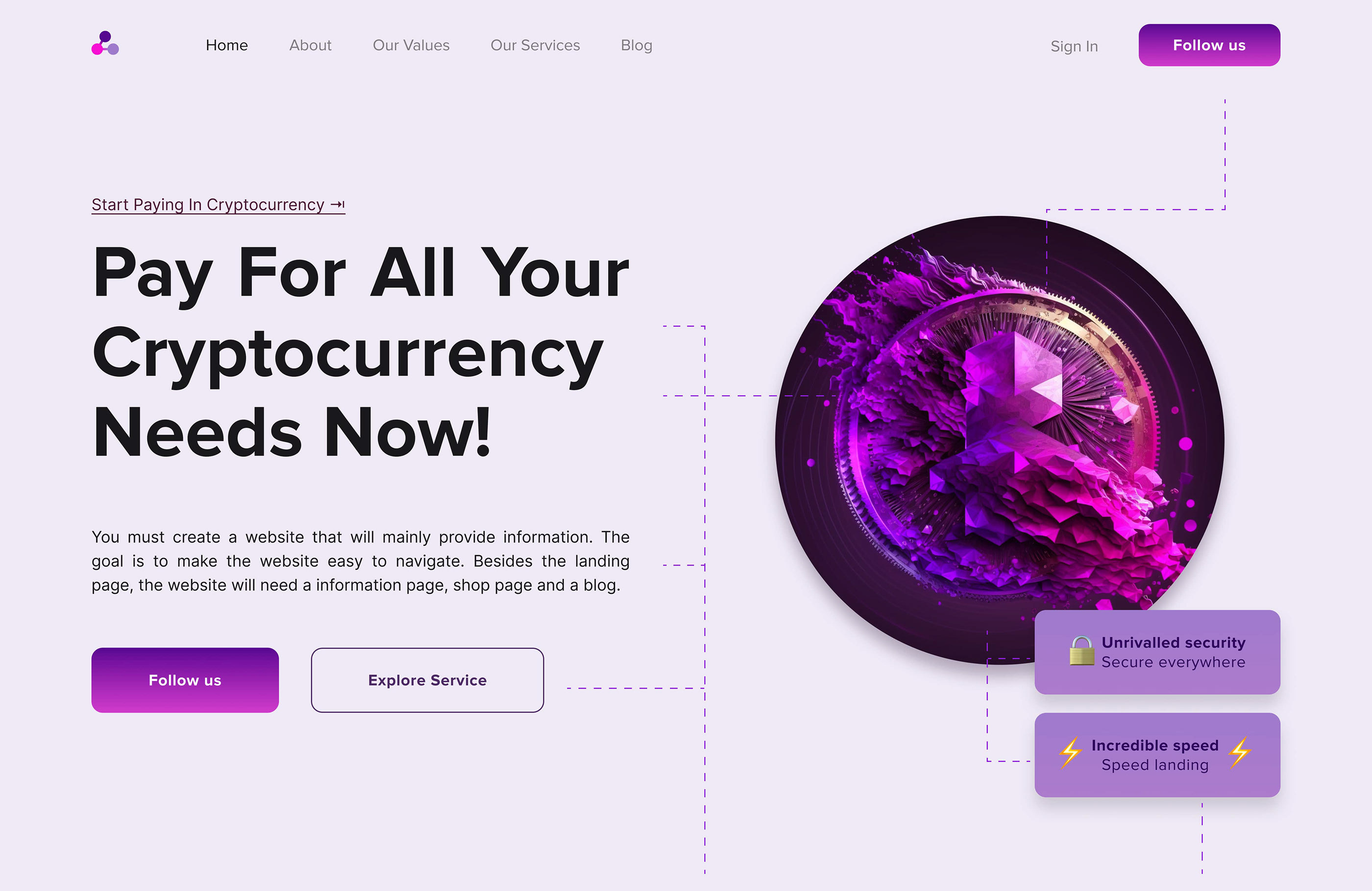 UX UI Design | Crypto-wallet WebSite — Изображение №9 — Интерфейсы, Графика на Dprofile