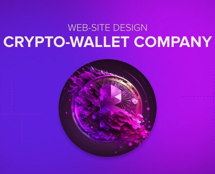 UX UI Design | Crypto-wallet WebSite — Интерфейсы, Графика на Dprofile