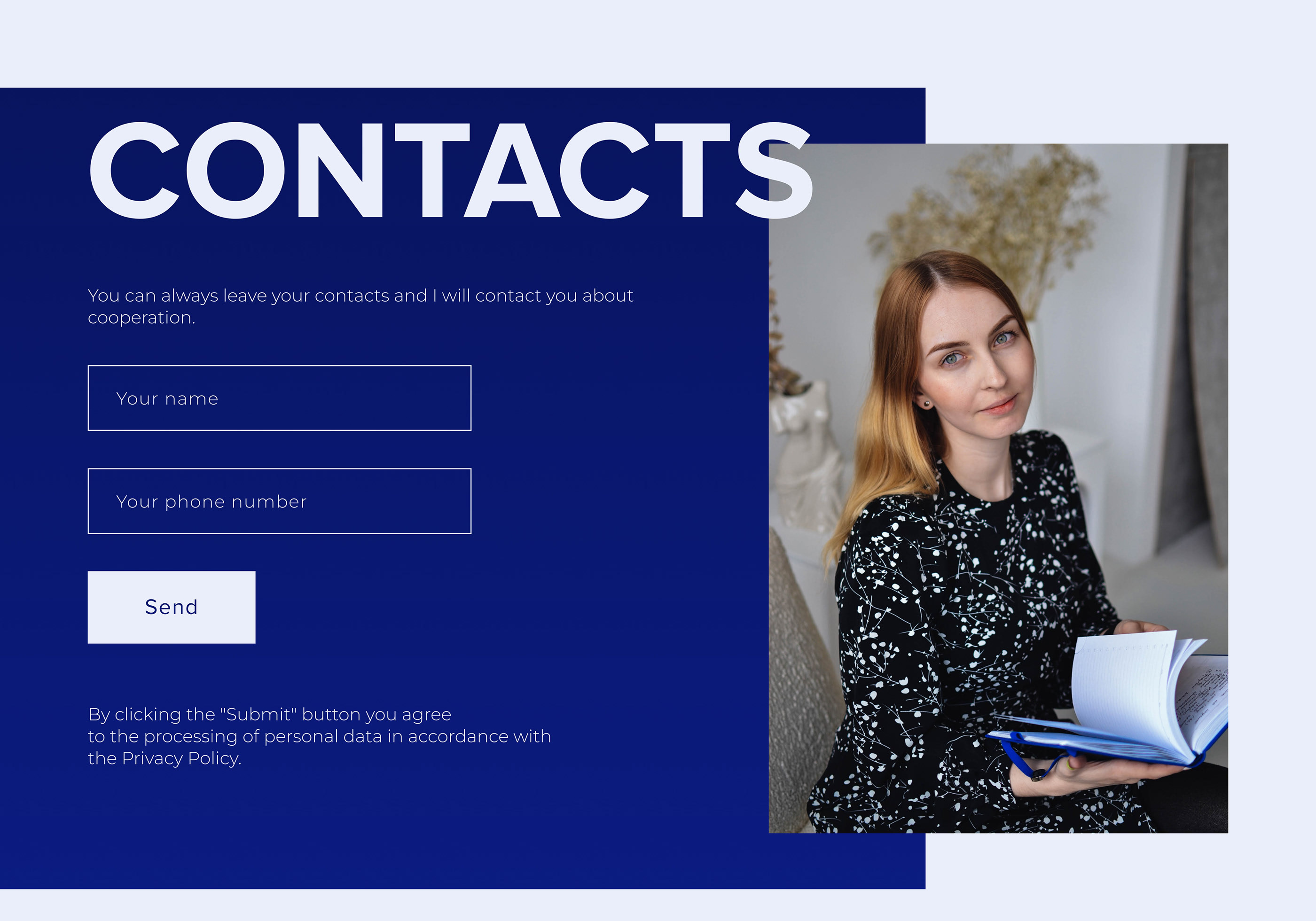 Landing page design for an English Teacher — Изображение №11 — Интерфейсы, Брендинг на Dprofile