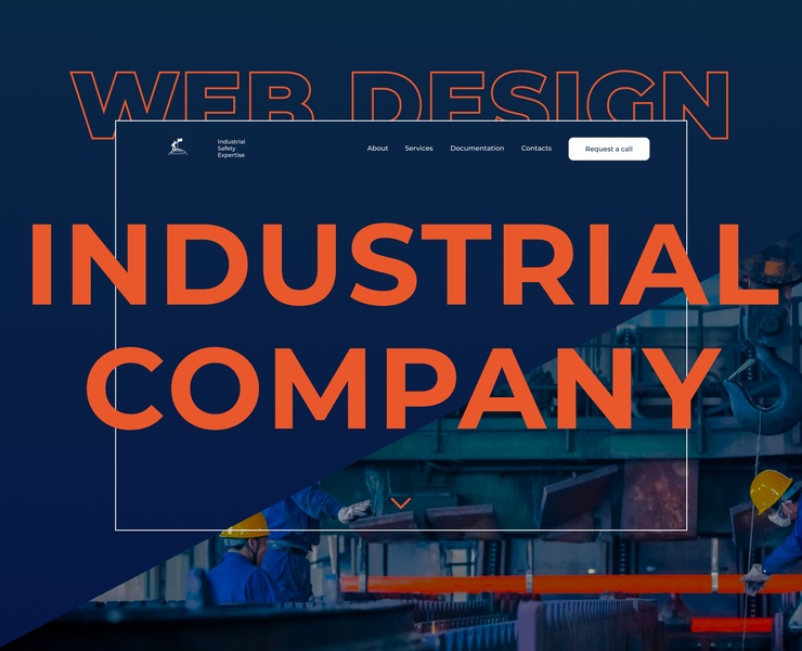 Web-Design for Industrial safety company — Интерфейсы, Брендинг на Dprofile