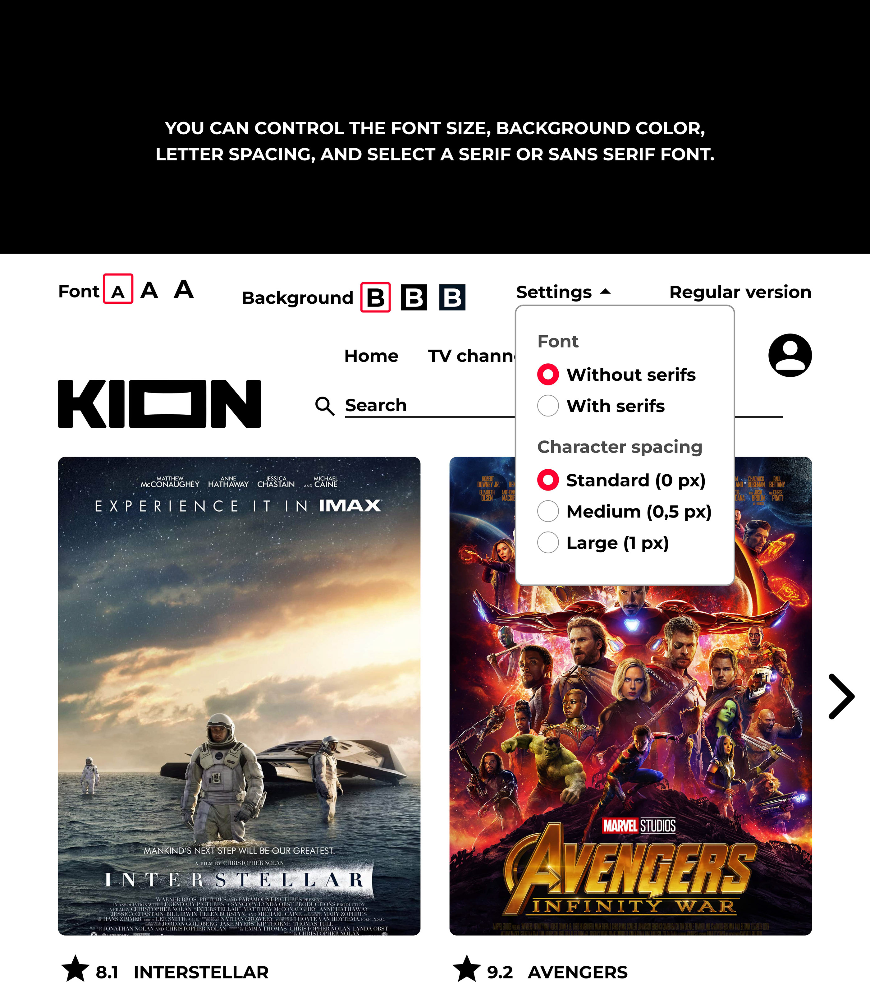ONLINE CINEMA Redesign — Изображение №11 — Интерфейсы, Брендинг на Dprofile