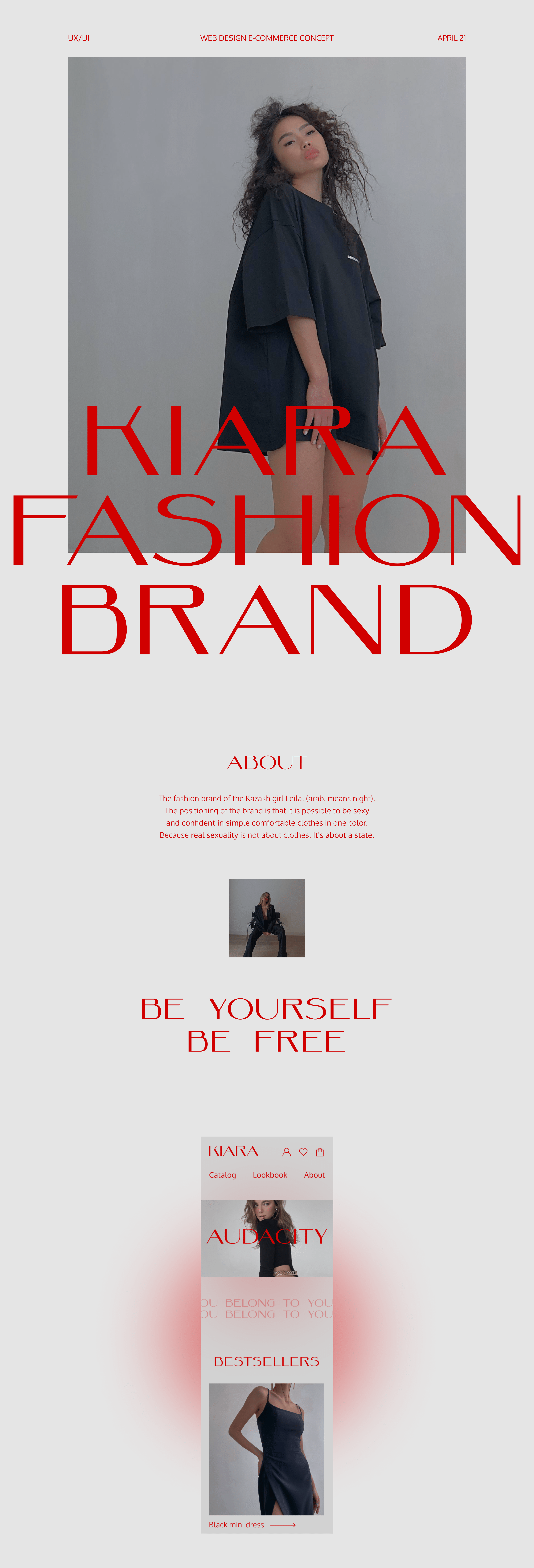 E-COMMERCE fashion brand — Изображение №1 — Интерфейсы на Dprofile