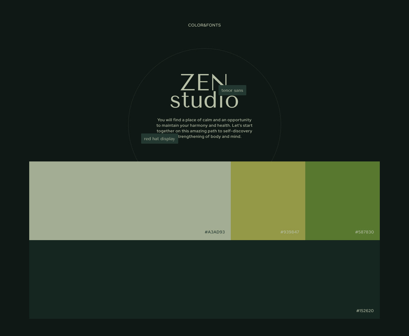 Zen Harmony Studio — Изображение №10 — Интерфейсы на Dprofile
