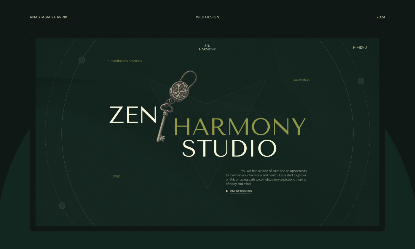 Zen Harmony Studio — Изображение №1 — Интерфейсы на Dprofile