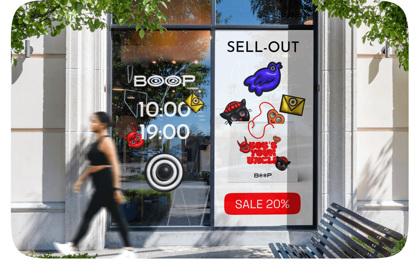 BOOP | clothing store — Изображение №13 — Брендинг, Иллюстрация на Dprofile