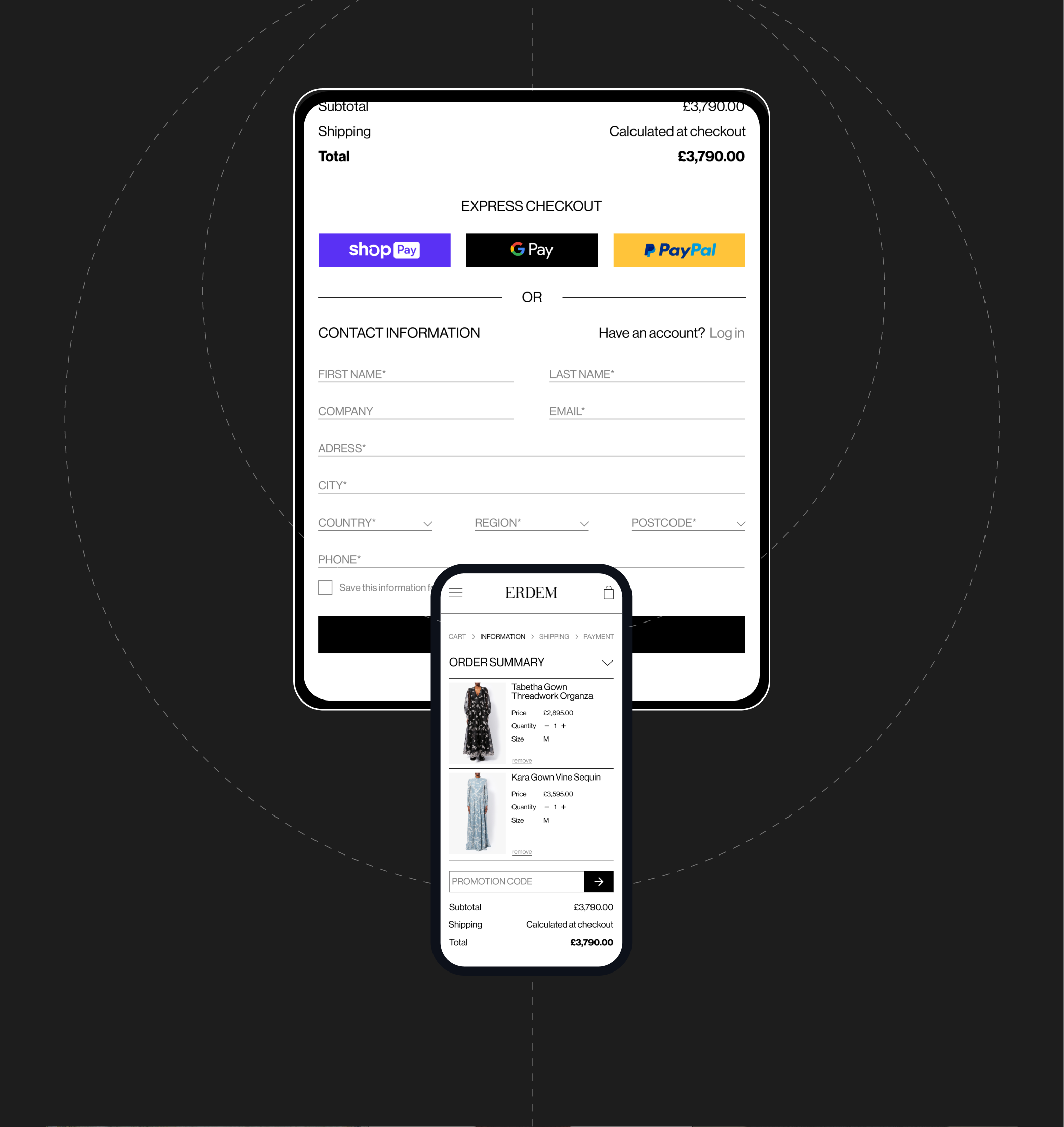 ERDEM | e-commerce — Изображение №12 — Интерфейсы, Брендинг на Dprofile