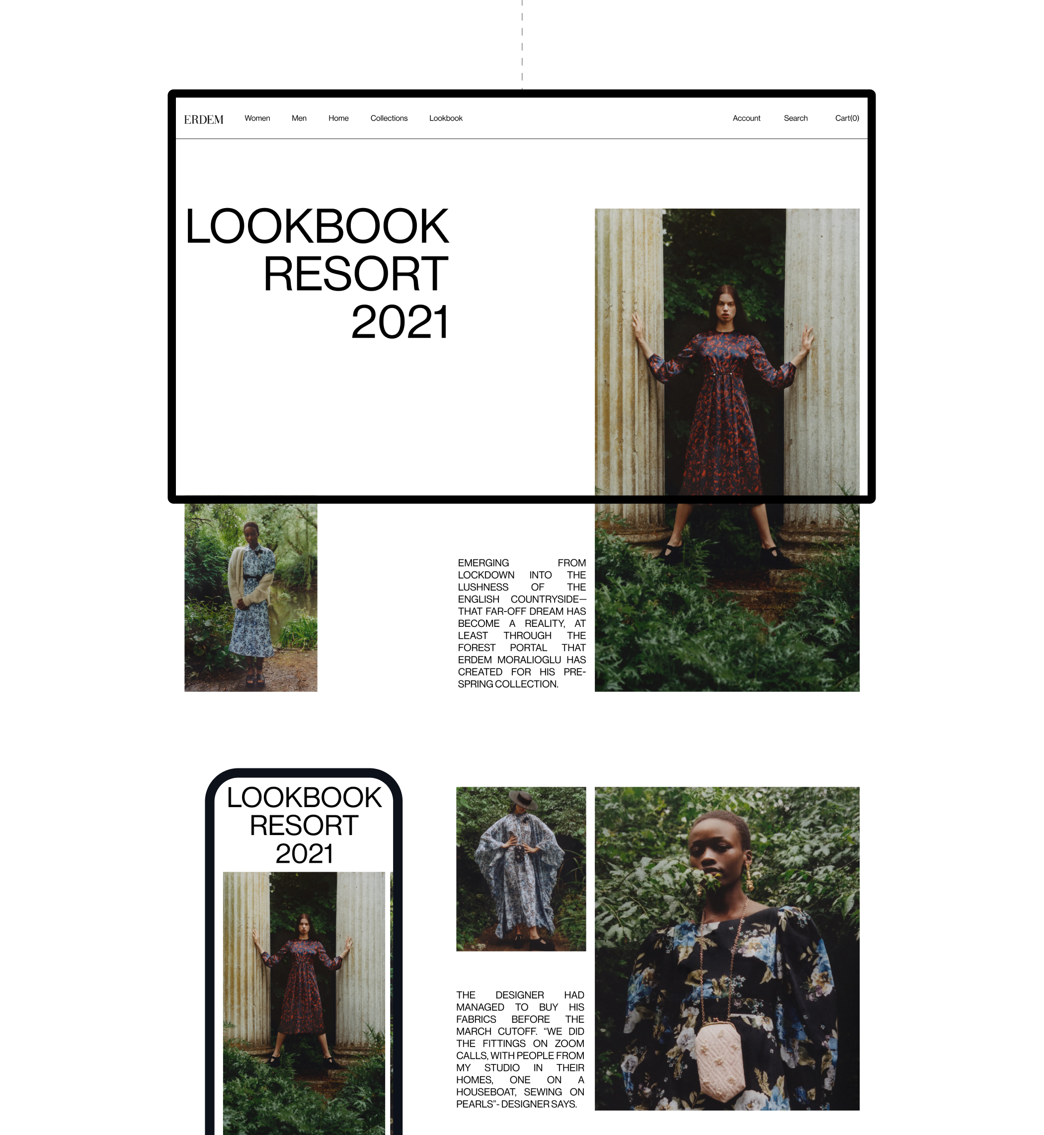 ERDEM | e-commerce — Изображение №8 — Интерфейсы, Брендинг на Dprofile