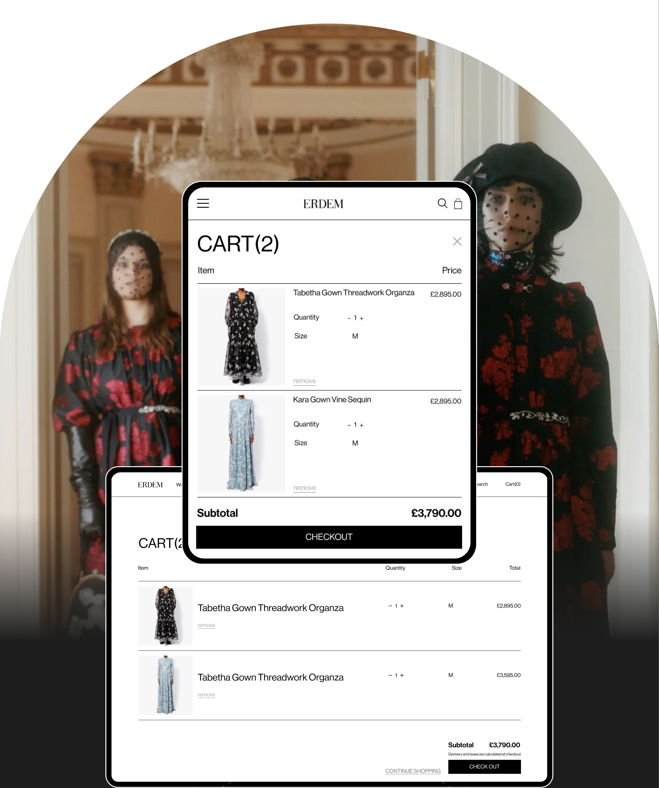ERDEM | e-commerce — Изображение №11 — Интерфейсы, Брендинг на Dprofile