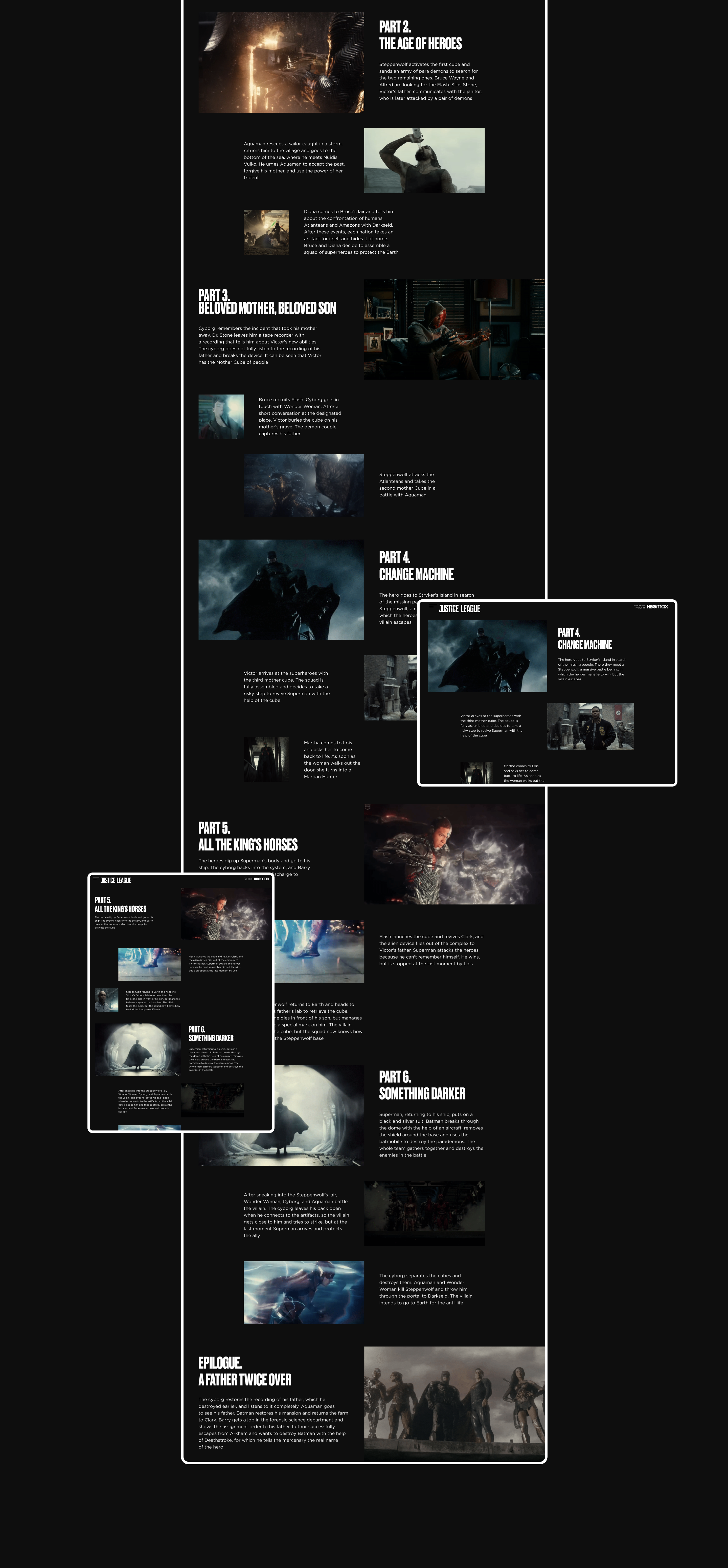 Zack Snyder's JUSTICE LEAGUE — Изображение №3 — Интерфейсы, Графика на Dprofile