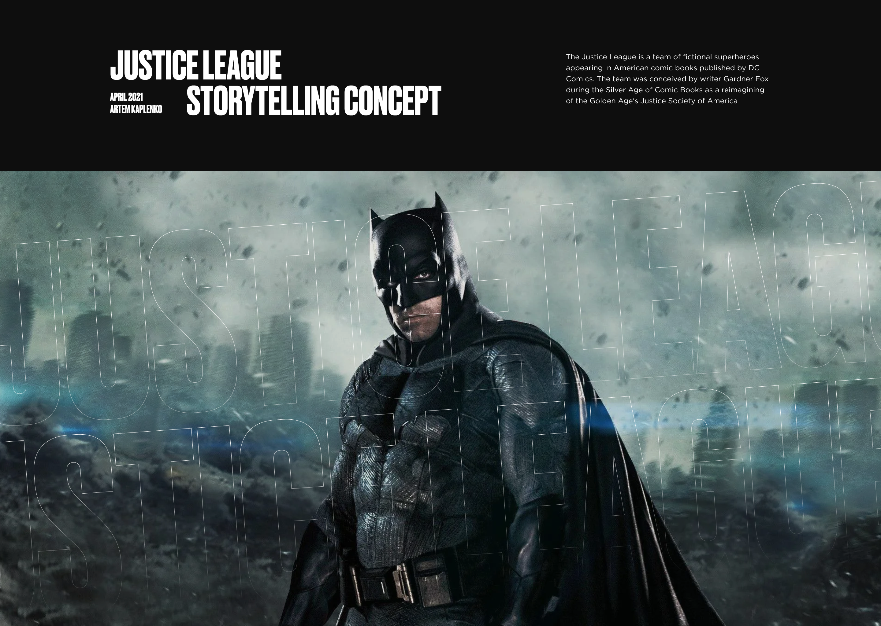 Zack Snyder's JUSTICE LEAGUE — Изображение №1 — Интерфейсы, Графика на Dprofile