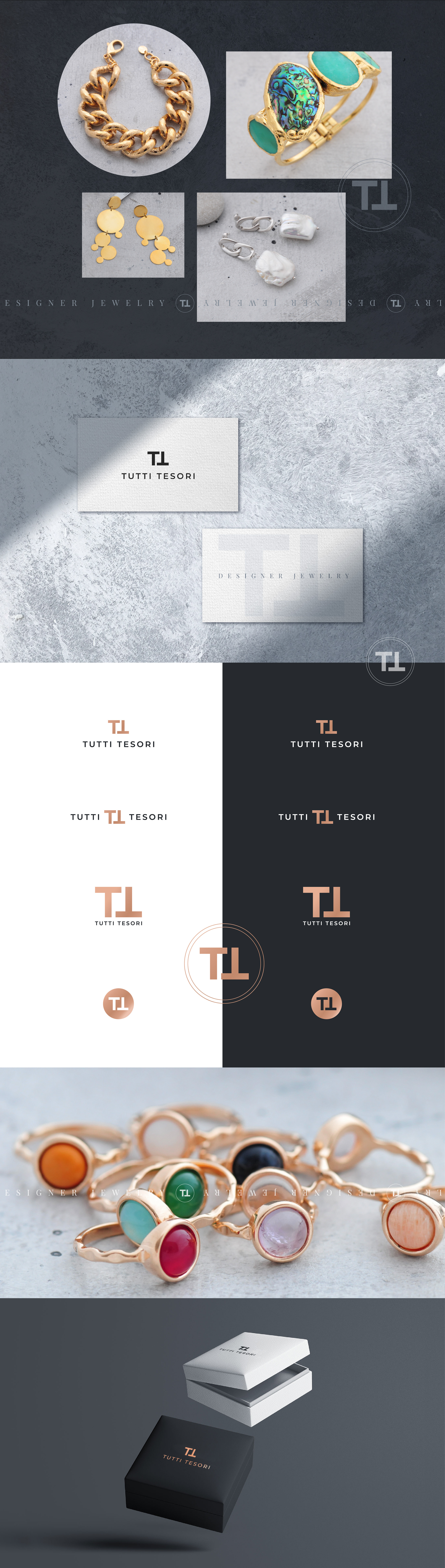 TUTTI TESORI | Jewelry logo design — Изображение №2 — Брендинг на Dprofile