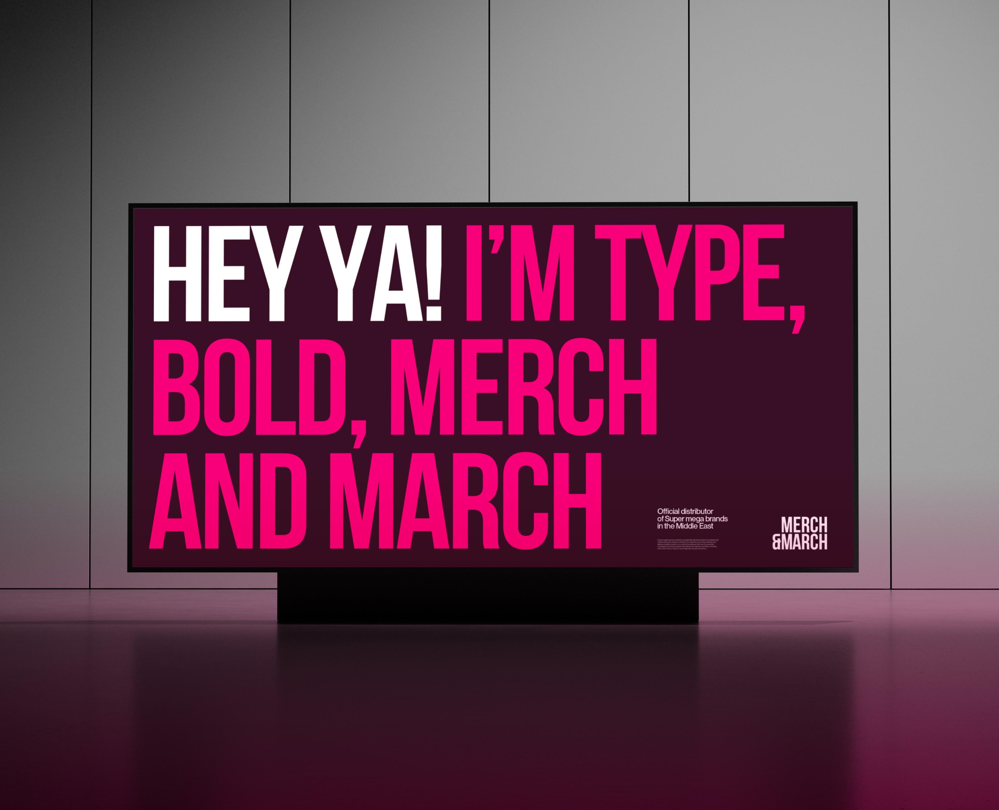 Merch&March — visual identity — Брендинг на Dprofile