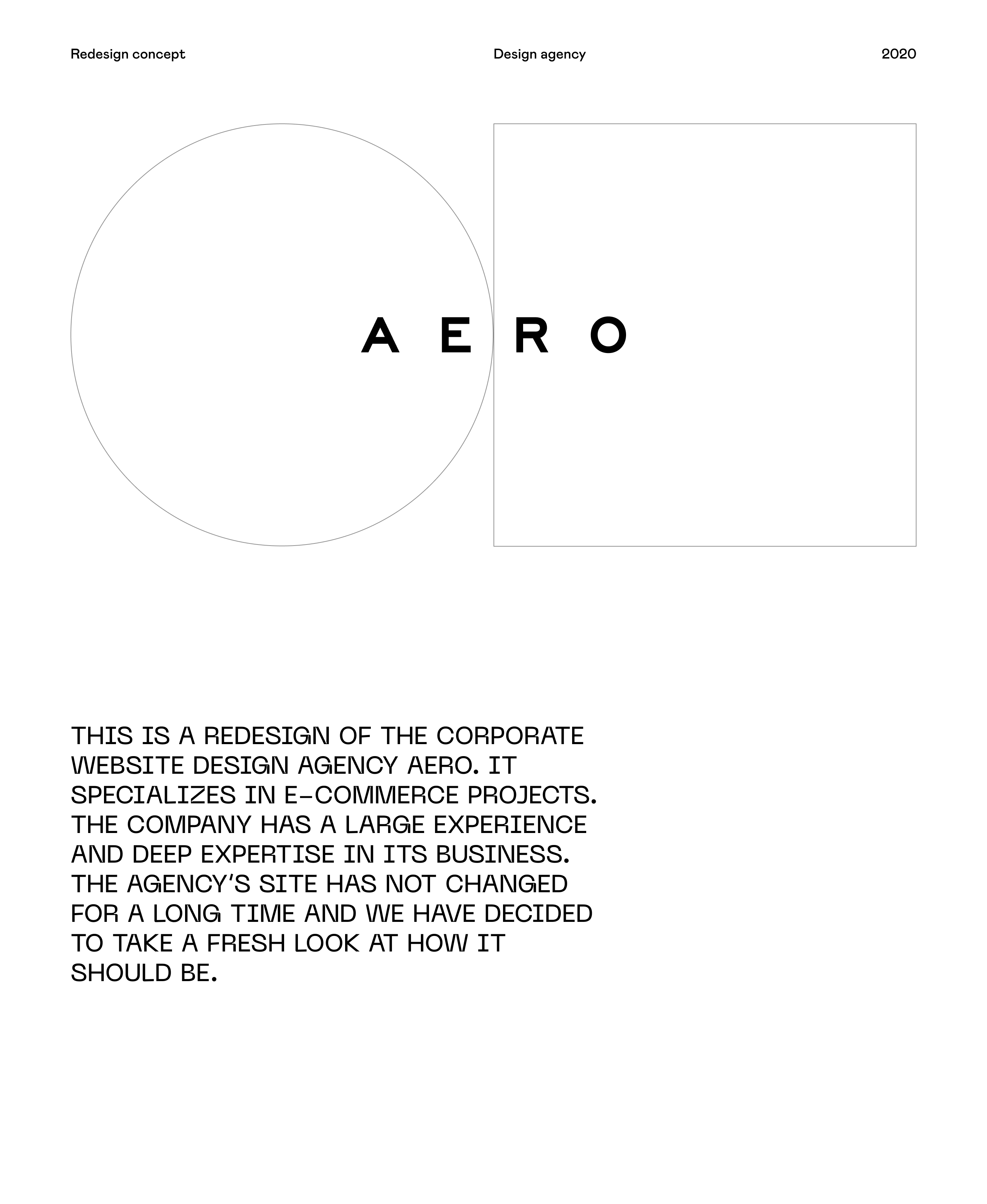 Aero. Диджитал агентство. — Изображение №1 — Интерфейсы на Dprofile