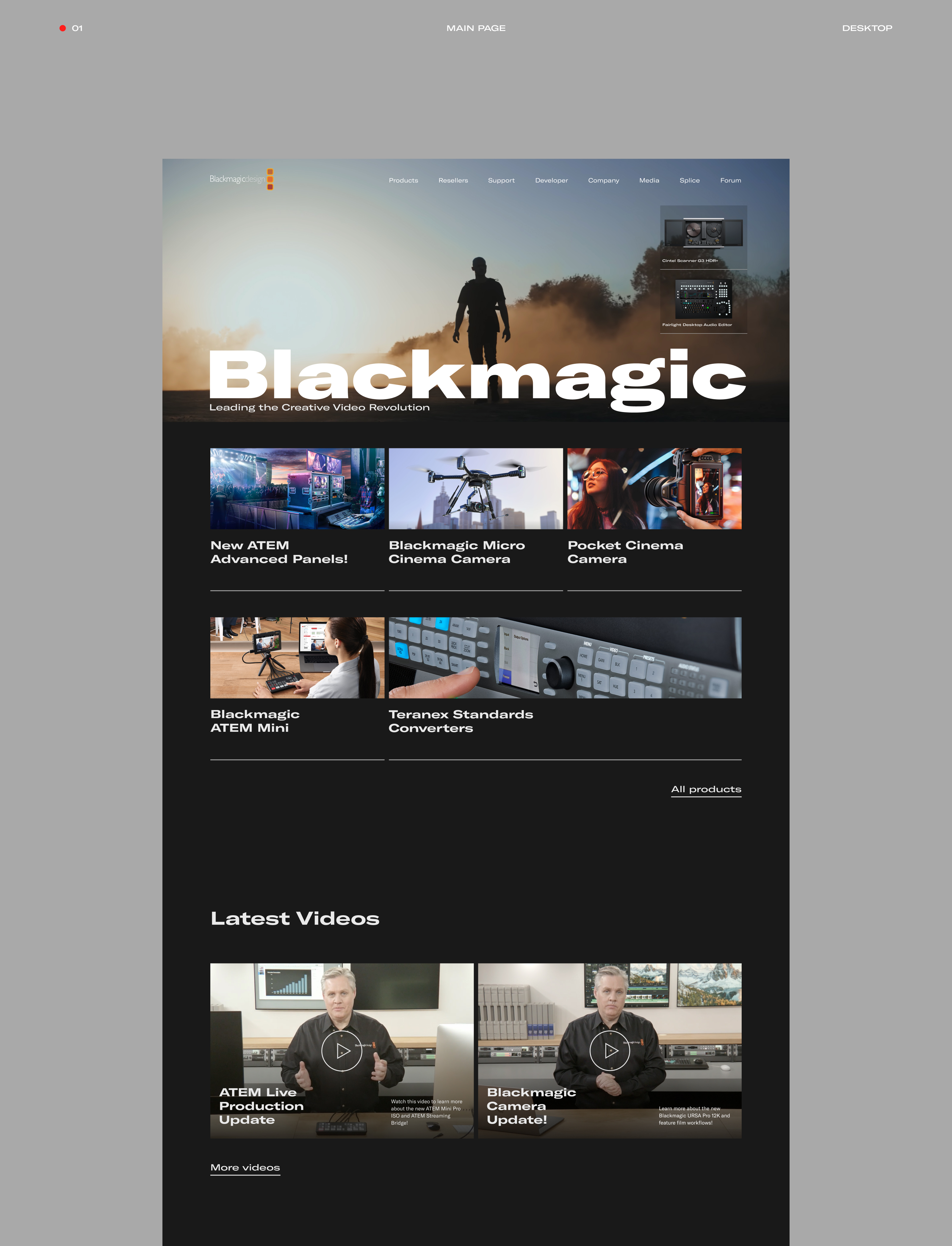 Blackmagic Design — Изображение №2 — Интерфейсы на Dprofile