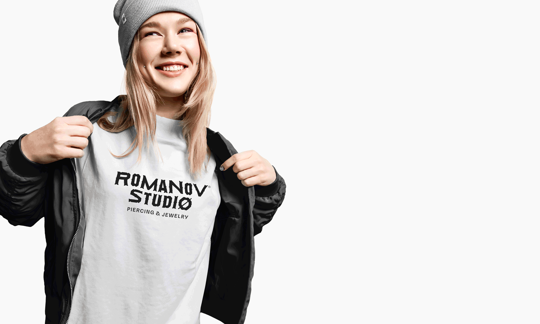 Romanov studio — piercing & jewelry | identity design — Изображение №7 — Брендинг, Графика на Dprofile