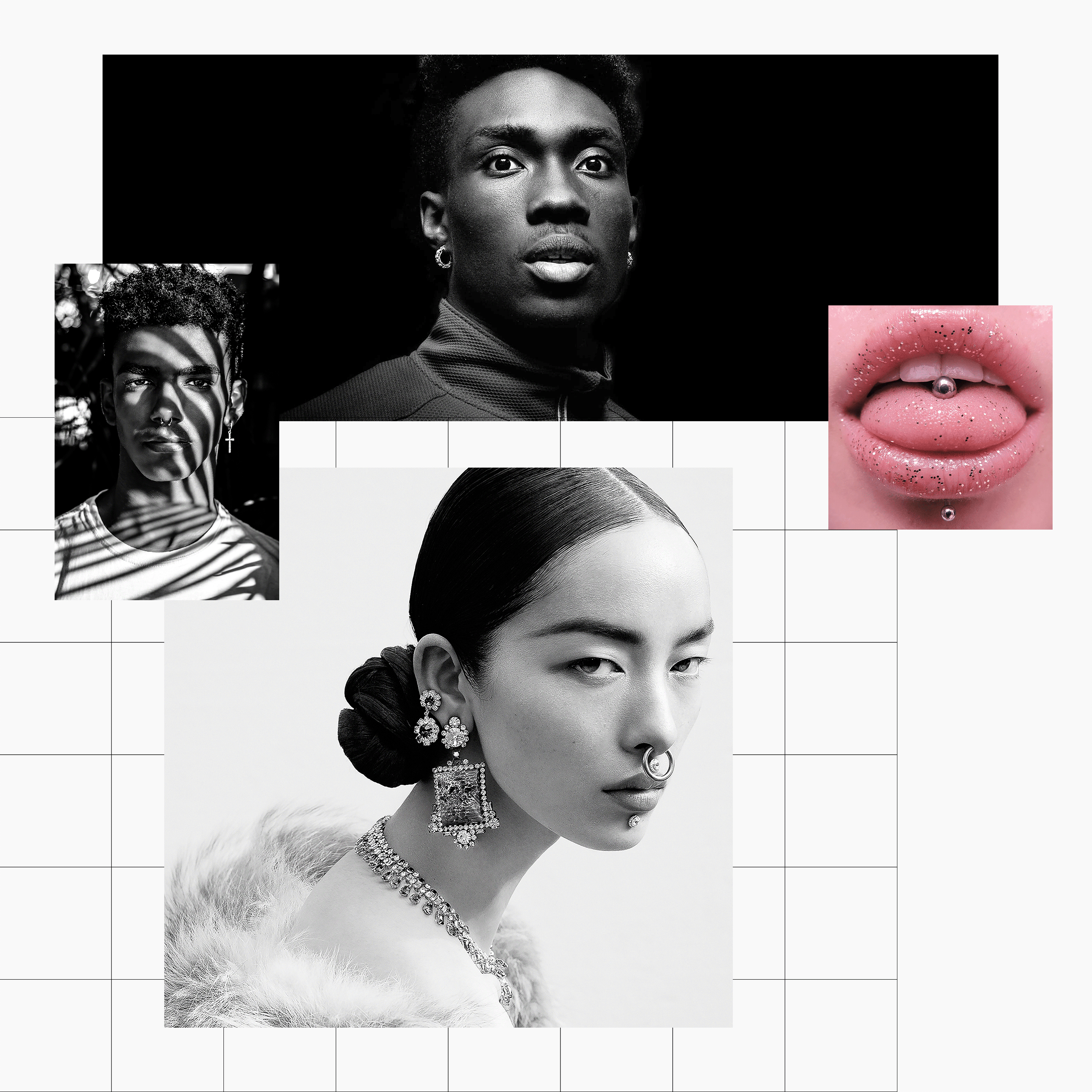 Romanov studio — piercing & jewelry | identity design — Изображение №3 — Брендинг, Графика на Dprofile