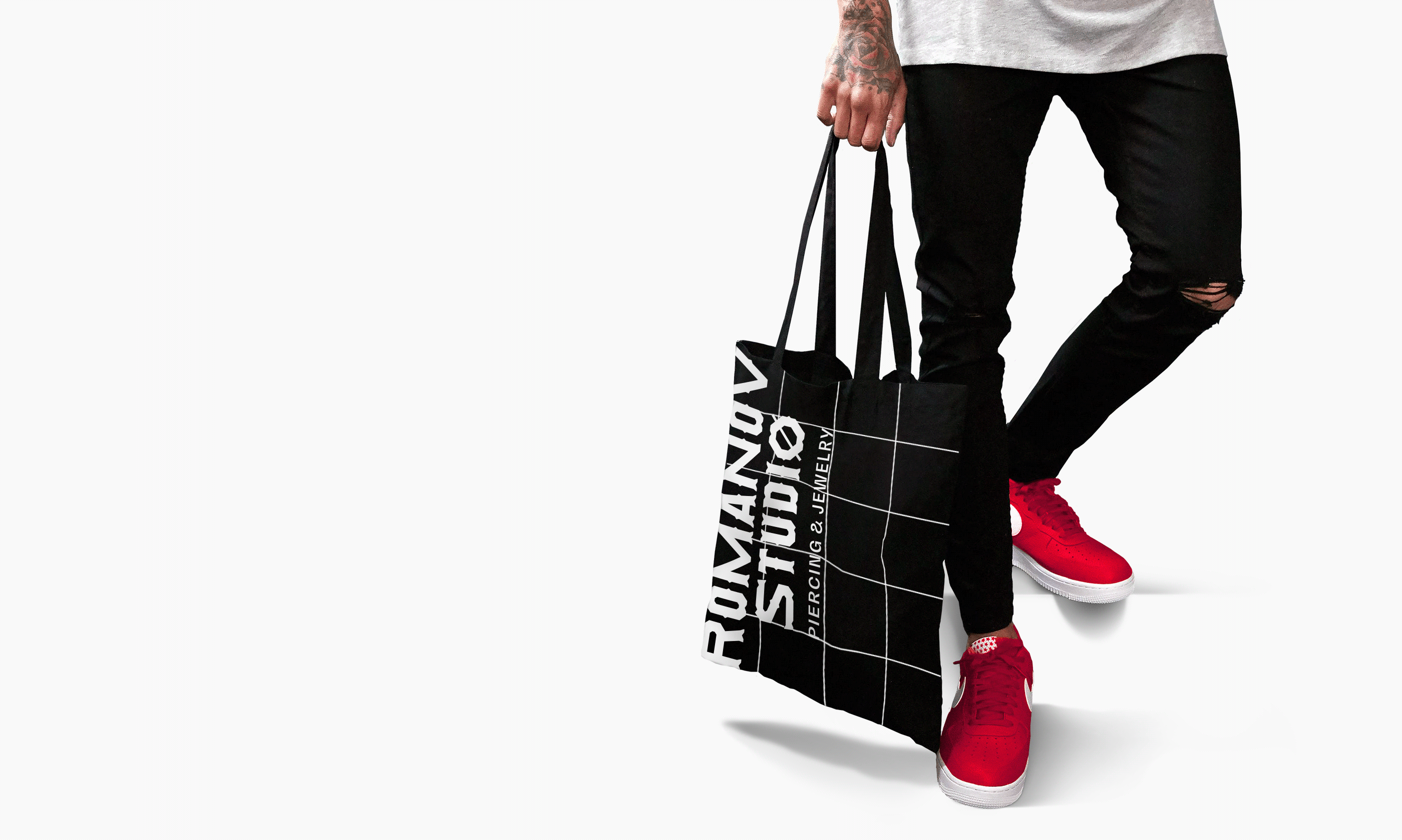 Romanov studio — piercing & jewelry | identity design — Изображение №10 — Брендинг, Графика на Dprofile