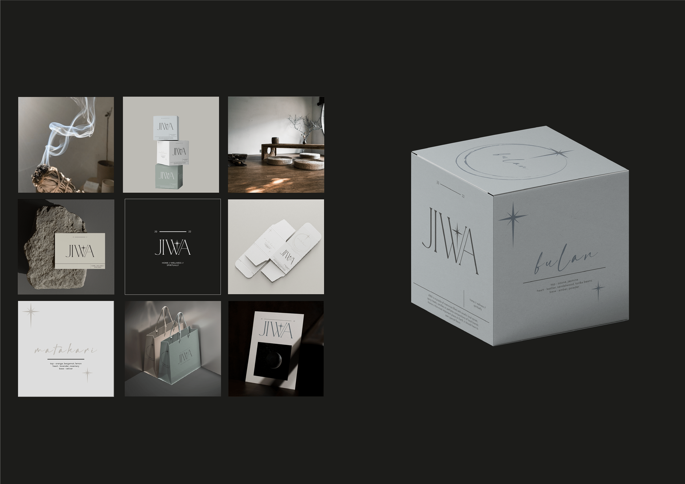 Logotype / Branding / Candles packaging / Jiwa — Изображение №11 — Брендинг, Графика на Dprofile