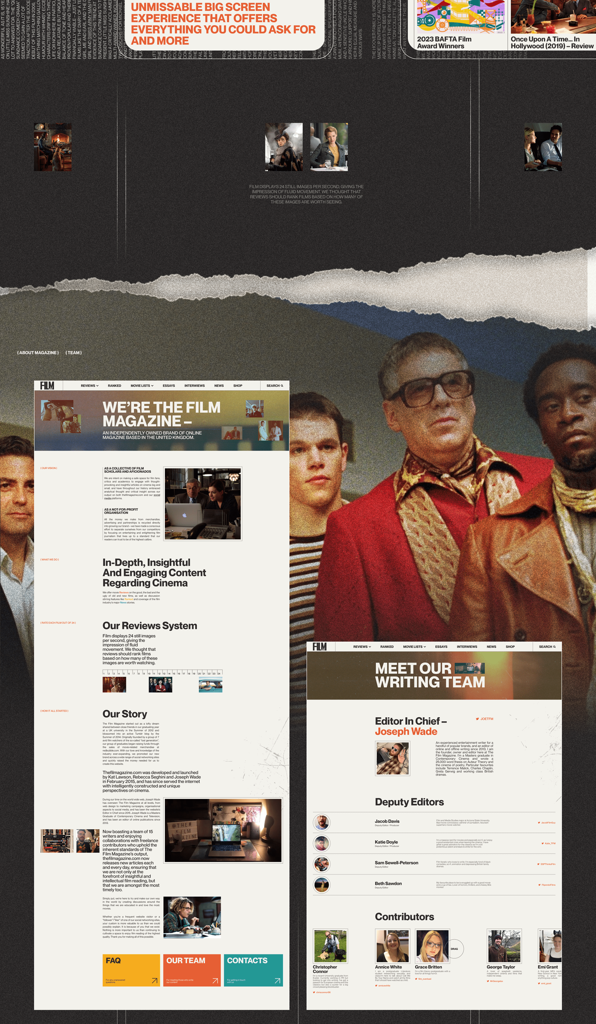 The Film Magazine | News Website Redesign — Изображение №8 — Интерфейсы на Dprofile