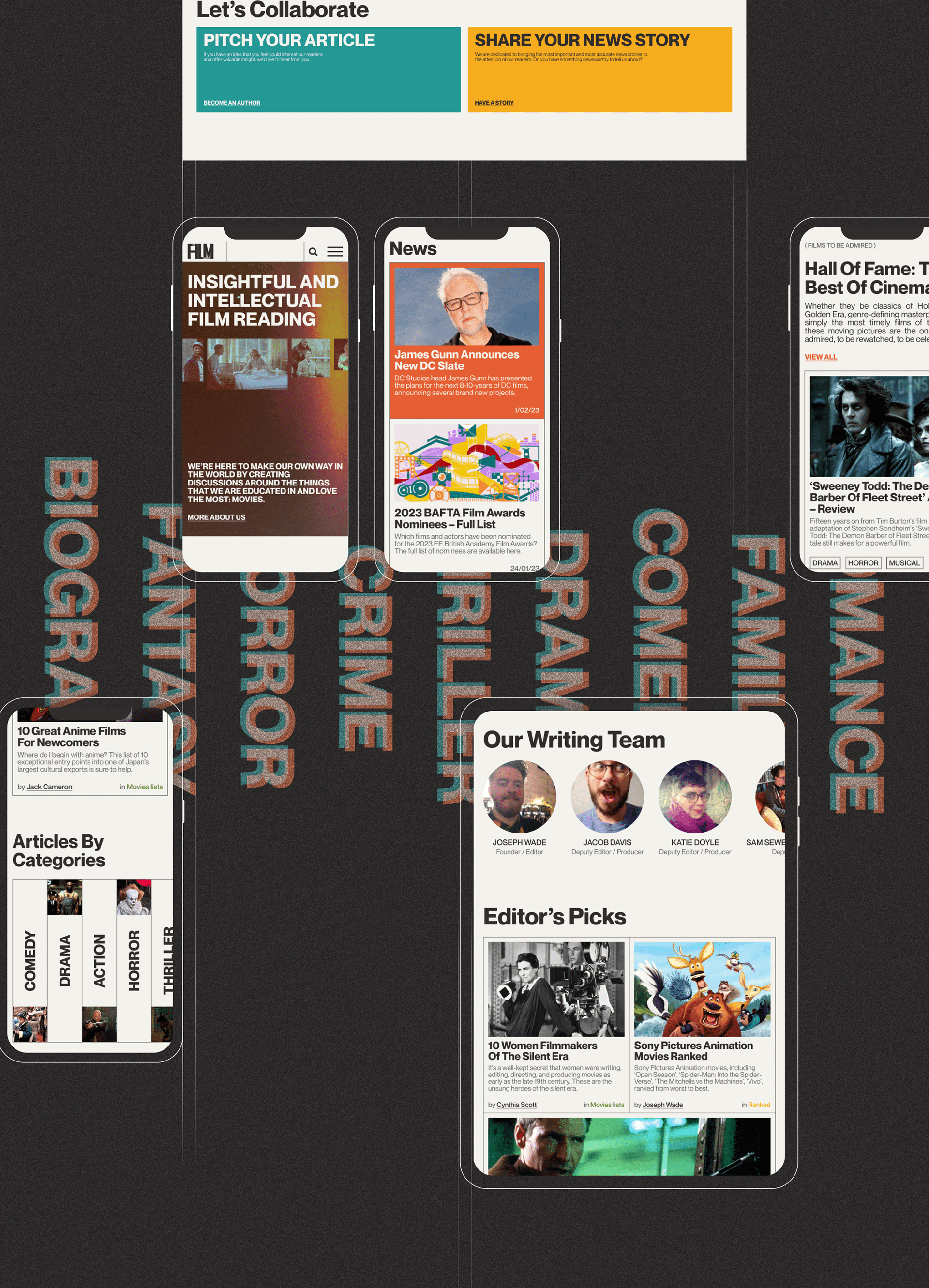 The Film Magazine | News Website Redesign — Изображение №4 — Интерфейсы на Dprofile