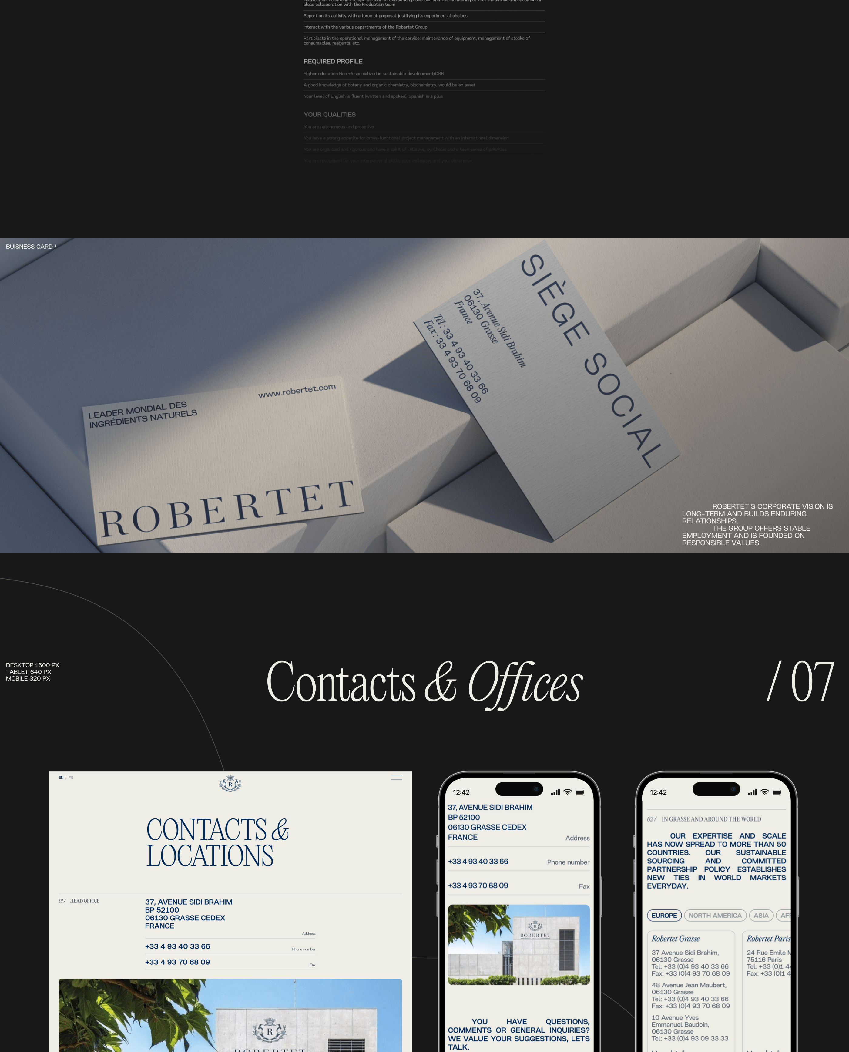 The Robertet Groupe | Corporate Website Redesign — Изображение №11 — Интерфейсы на Dprofile