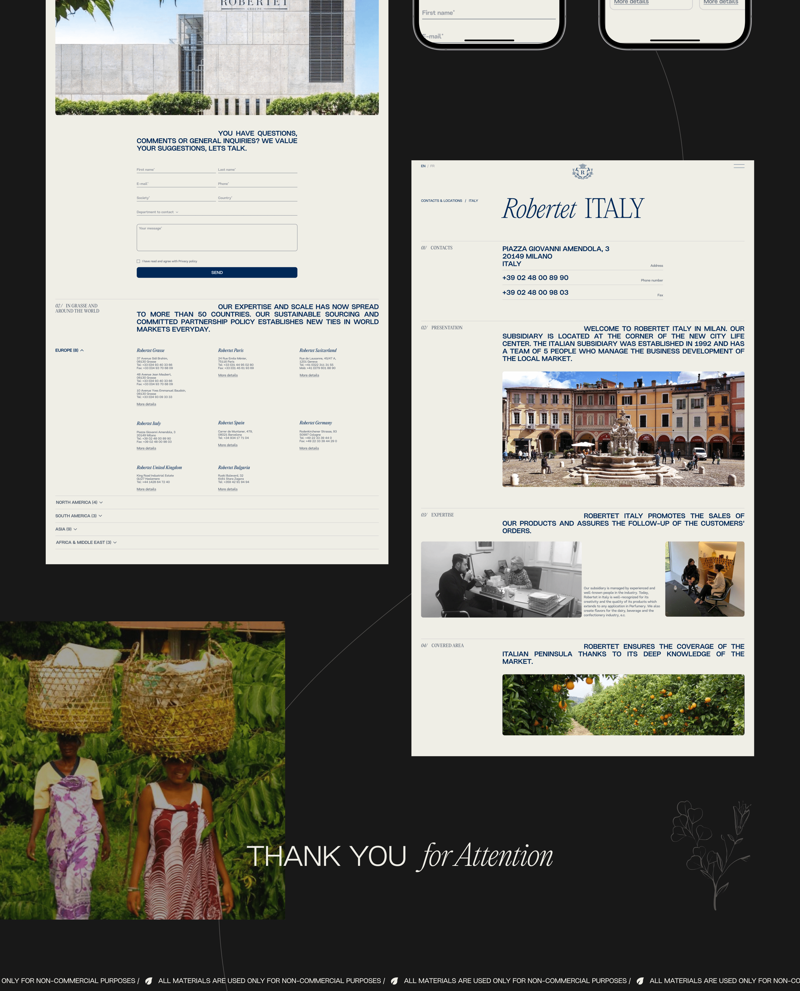The Robertet Groupe | Corporate Website Redesign — Изображение №12 — Интерфейсы на Dprofile